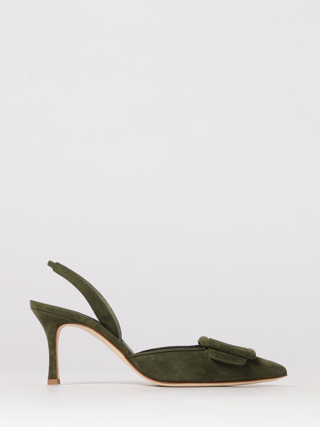 Manolo Blahnik Pump Woman color Kaki