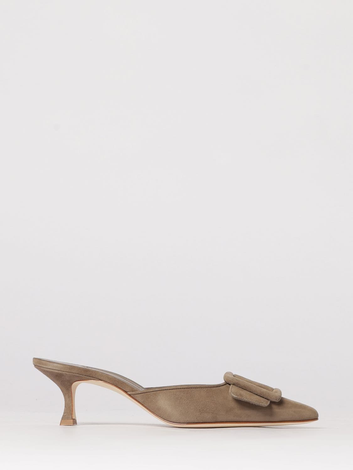 Manolo Blahnik Shoes Woman color Dove Grey