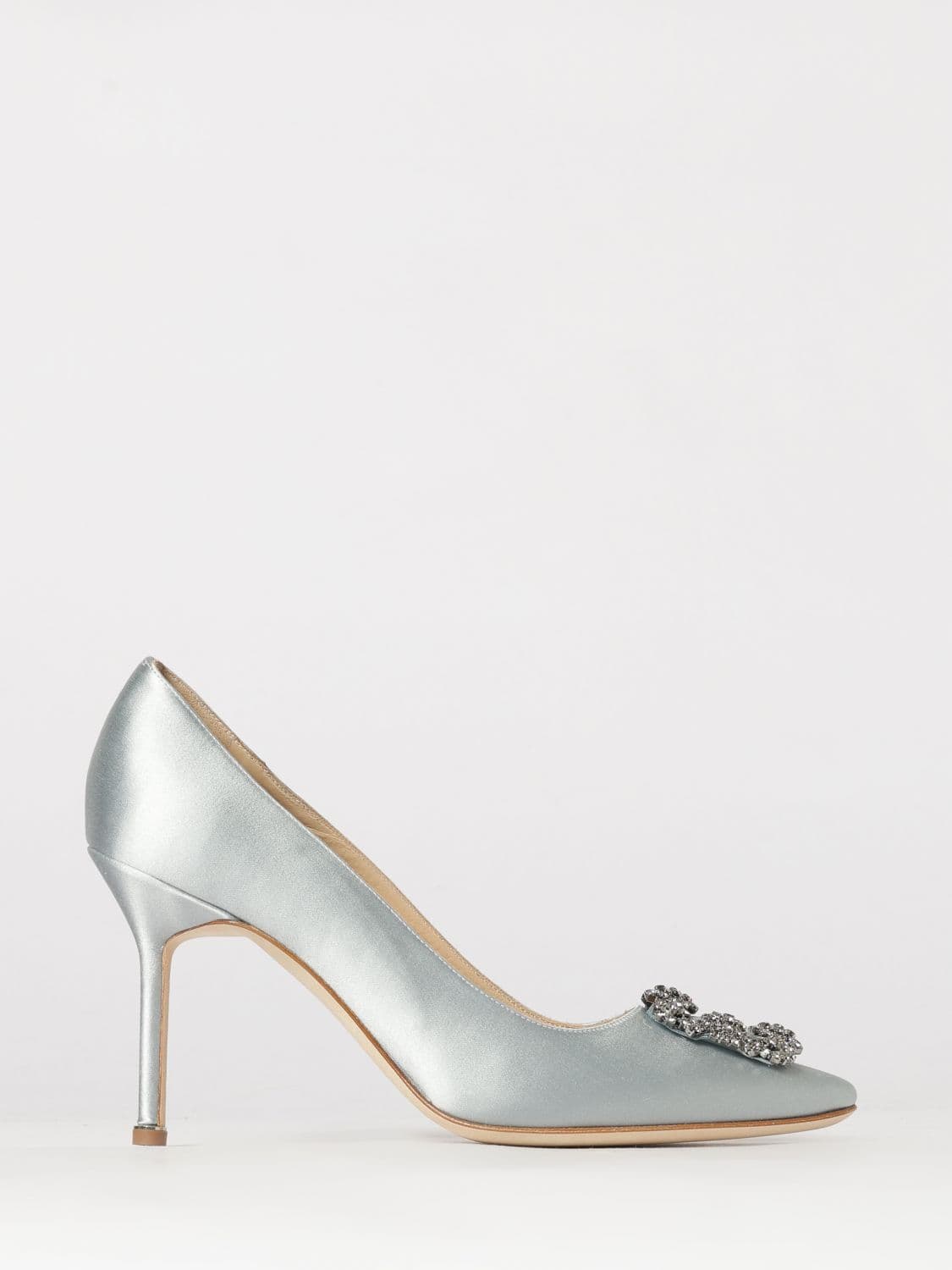 Manolo Blahnik Pump Woman color Gnawed Blue