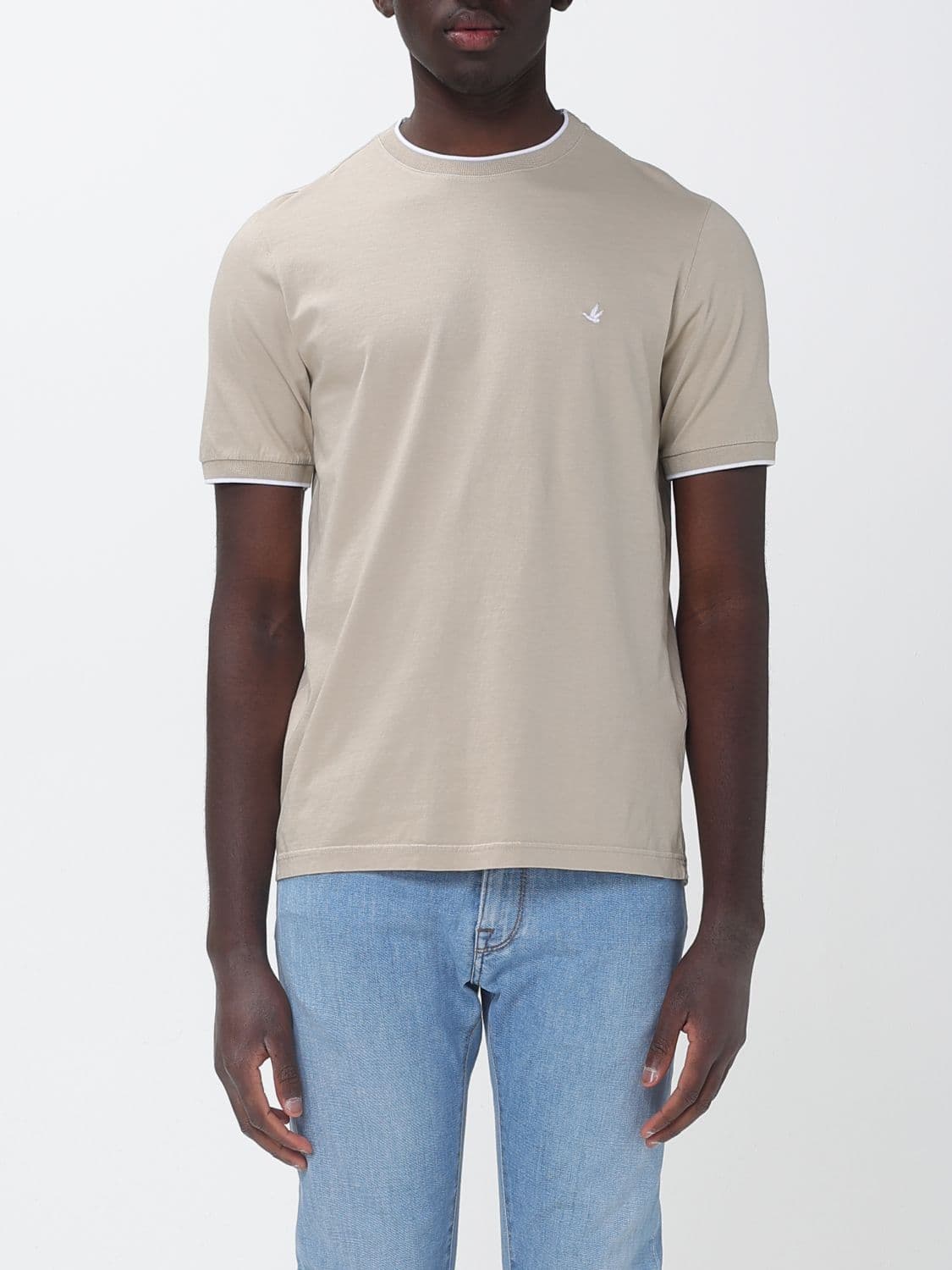 Brooksfield T-Shirt Men color Kaki