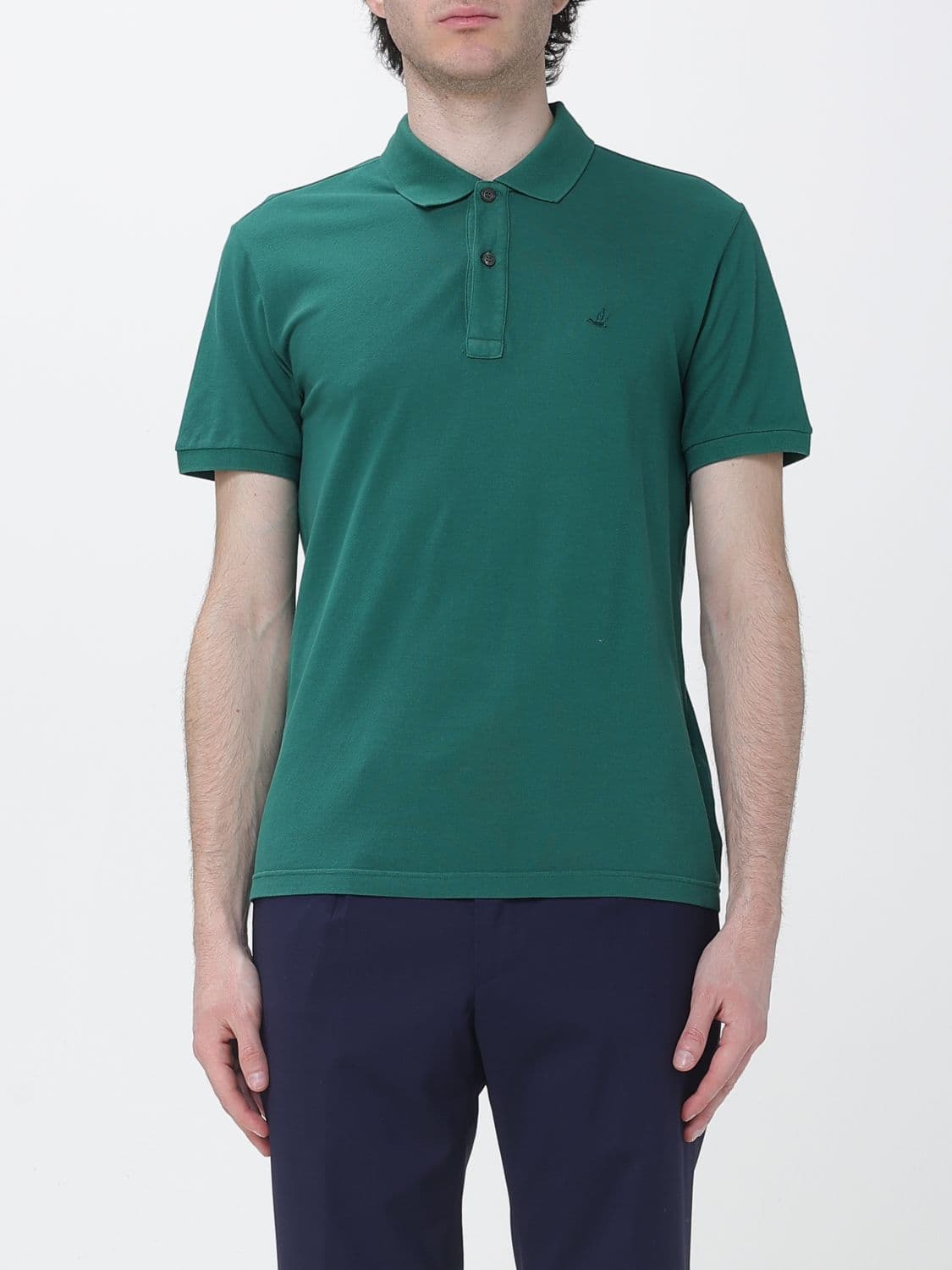 Brooksfield Polo Shirt Men color Green