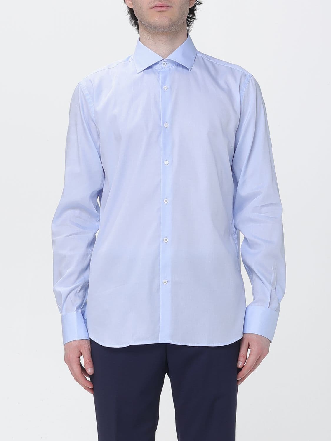 Brooksfield Shirt Men color Violet