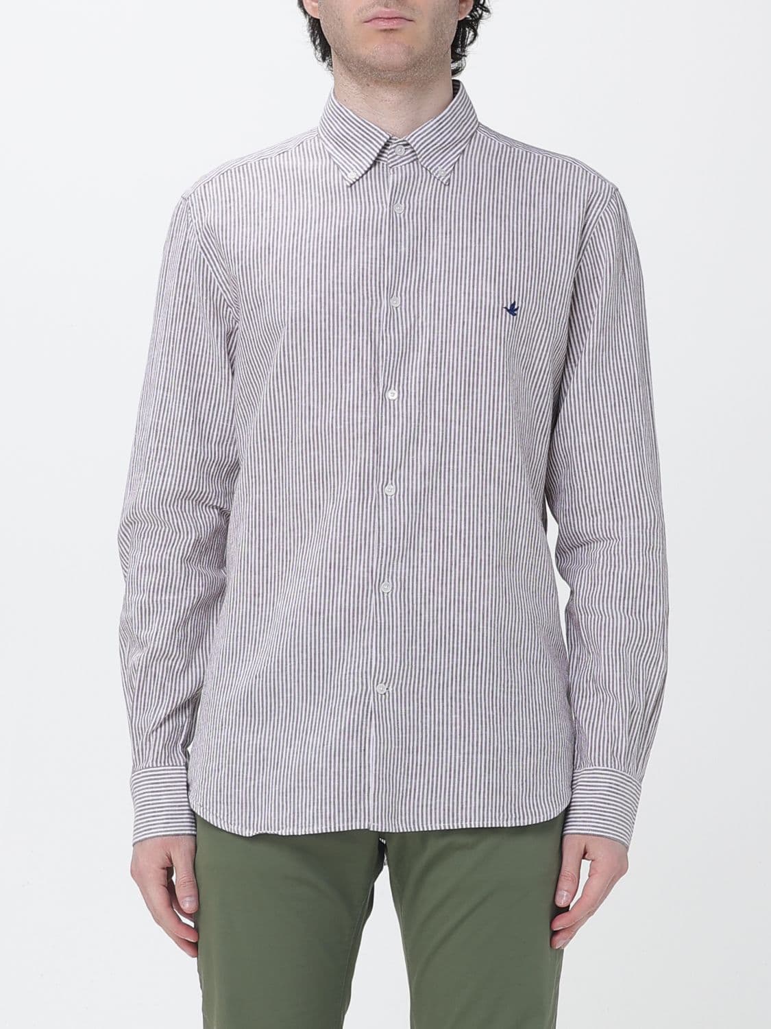 Brooksfield Shirt Men color Dark