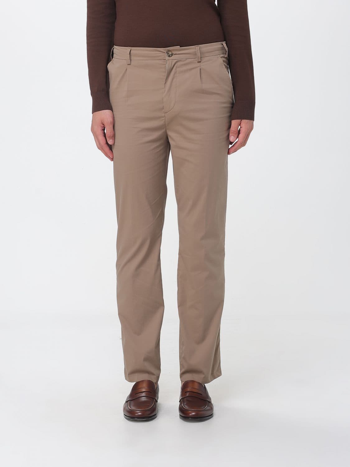 Brooksfield Pants Men color Tobacco