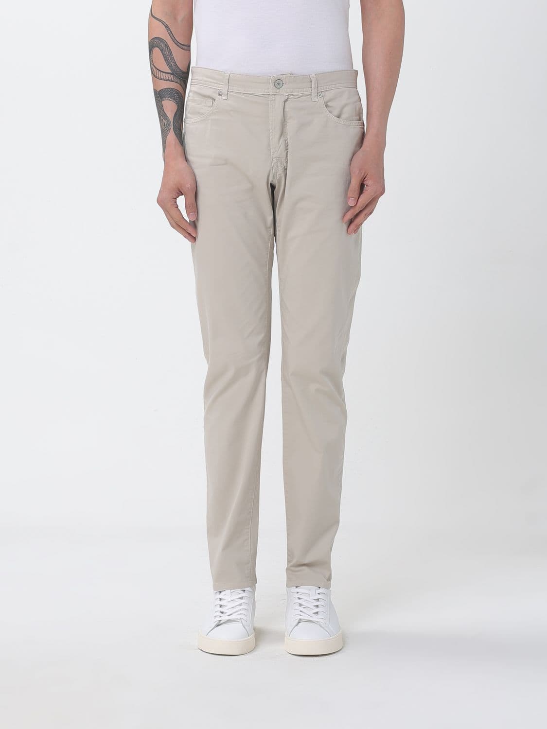 Brooksfield Pants Men color Beige