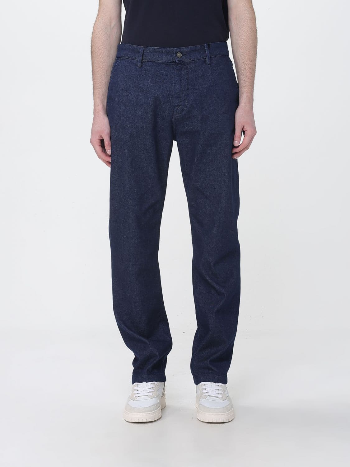 Brooksfield Pants Men color Blue