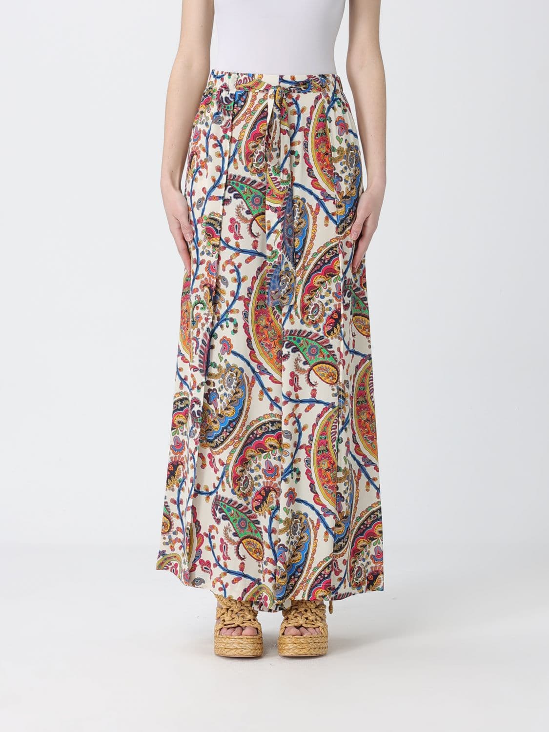 Etro Pants Woman color White