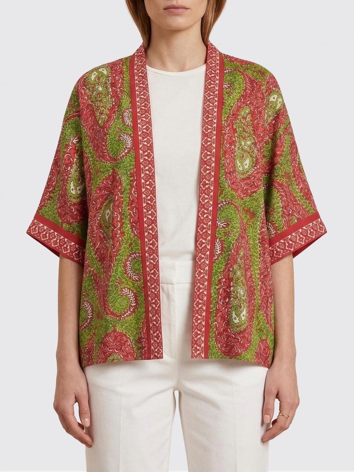 Etro Jacket Woman color Cherry