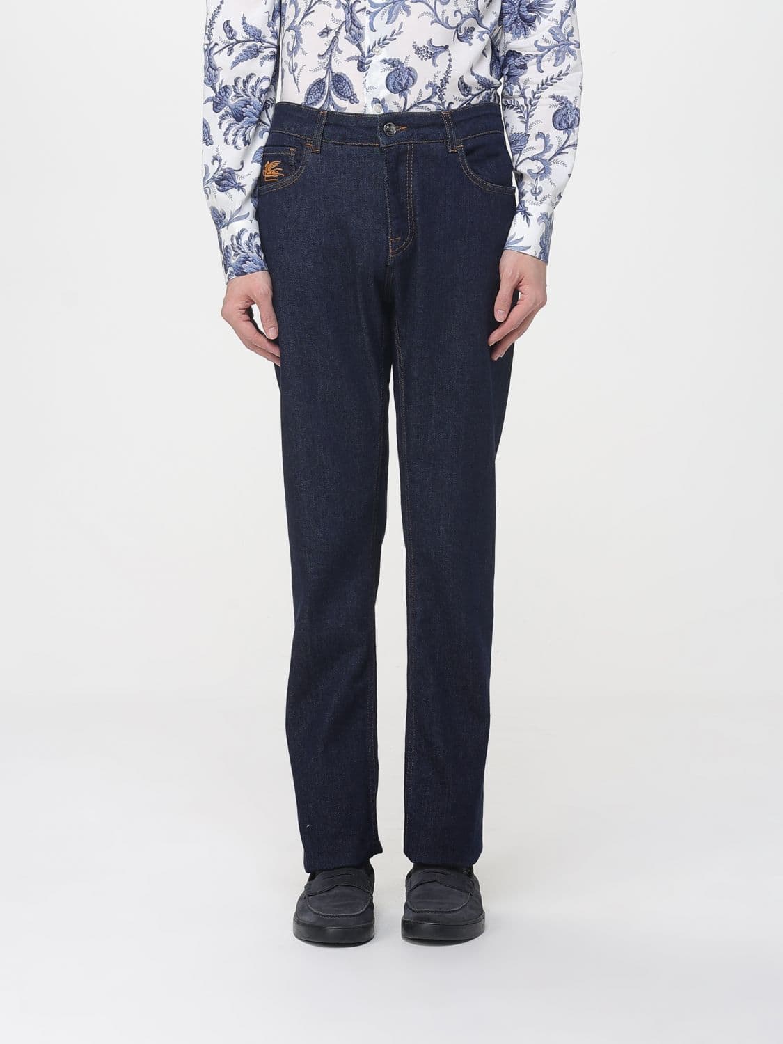 Etro Jeans Men color Denim