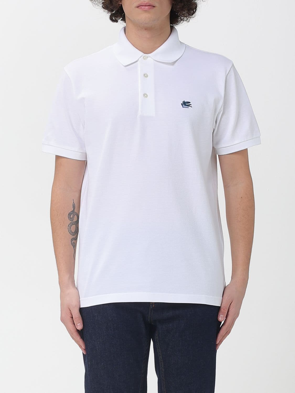 Etro Polo Shirt Men color White