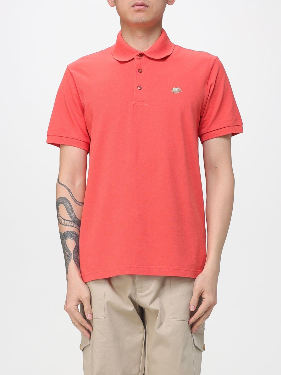 Etro Polo Shirt Men color Red