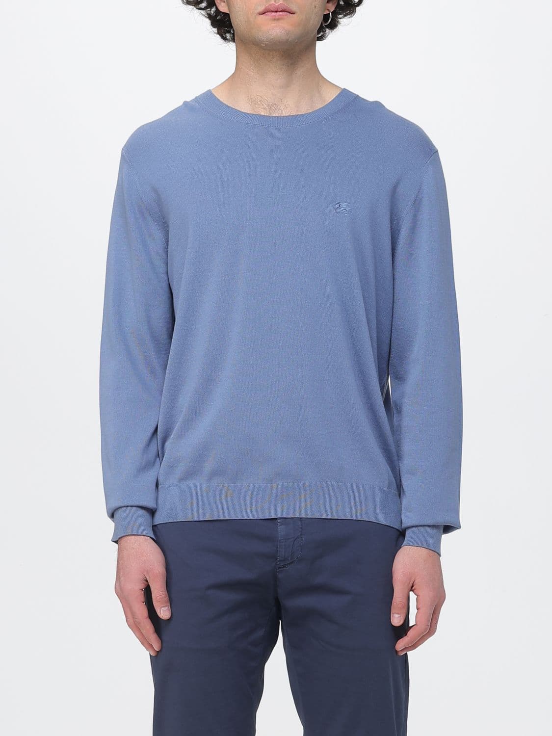 Etro Sweater Men color Gnawed Blue