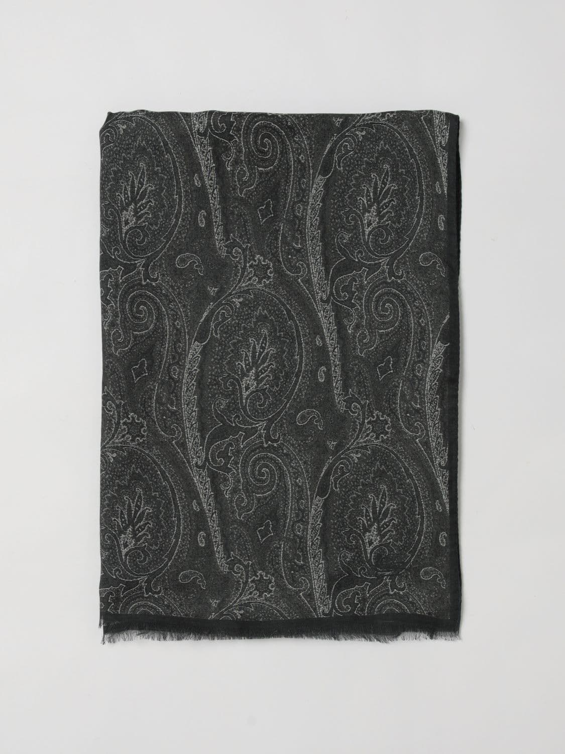 Etro Scarf Men color Black · OS