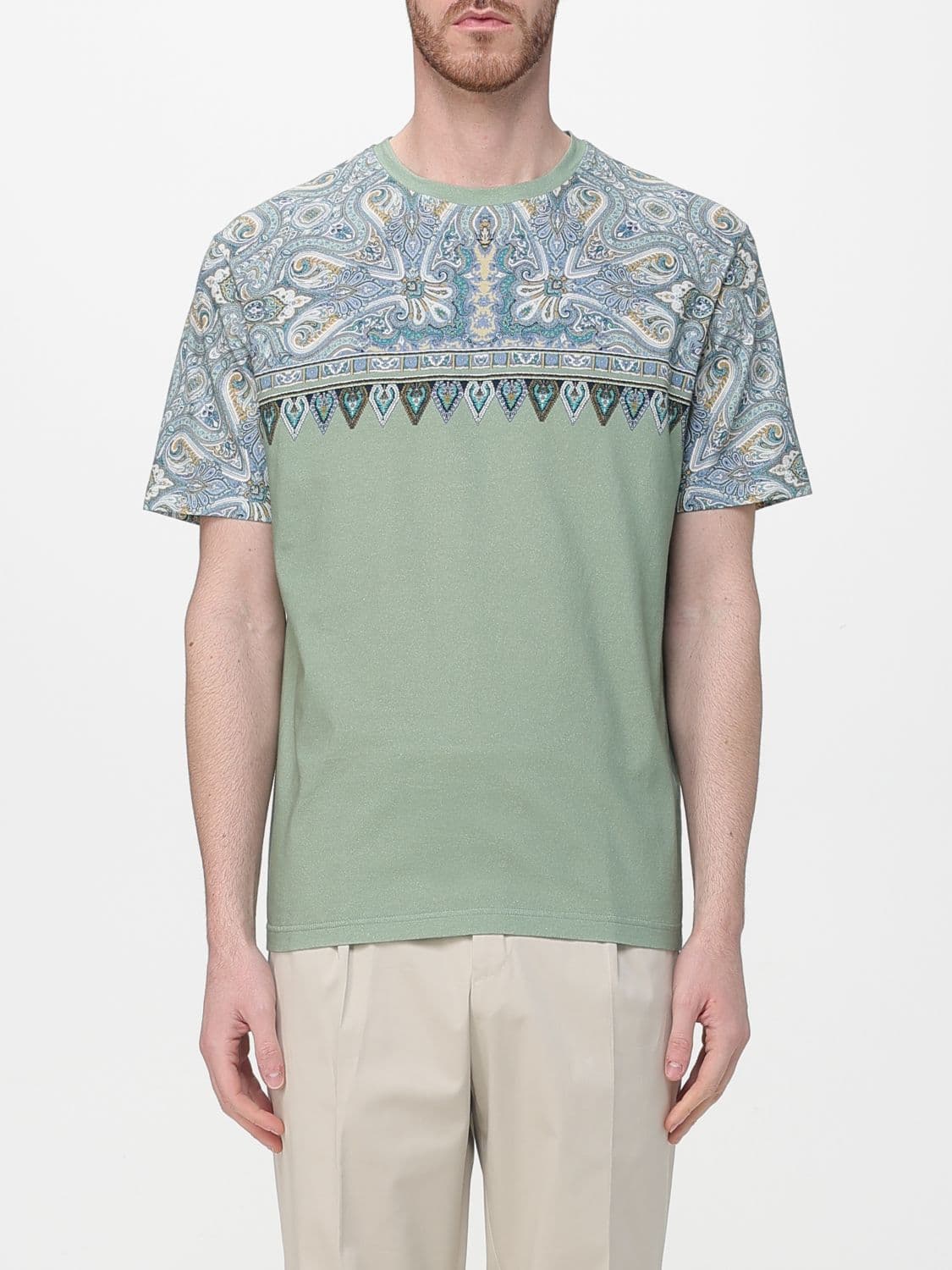 Etro T-Shirt Men color Green