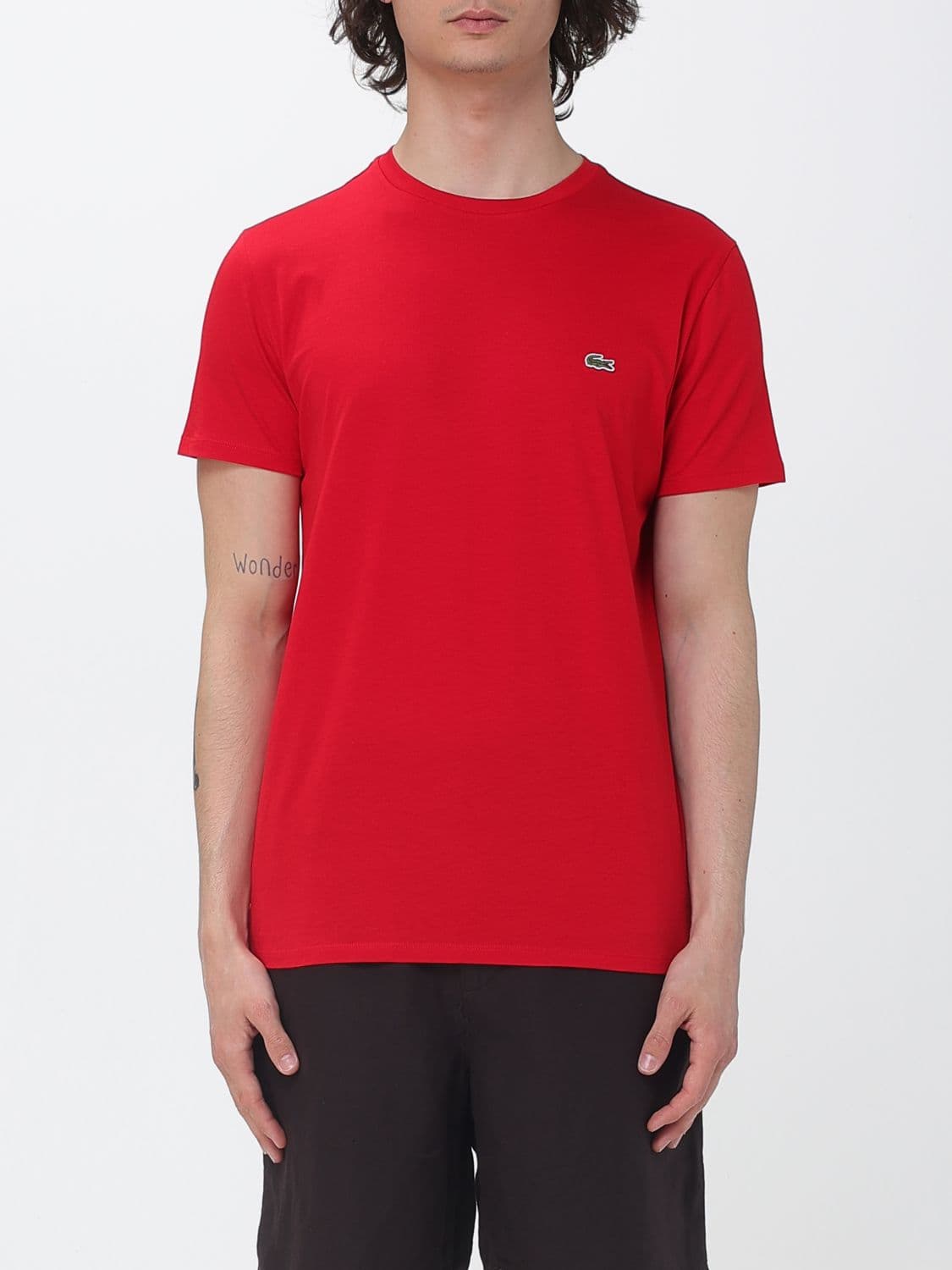 Lacoste T-Shirt Men color Red