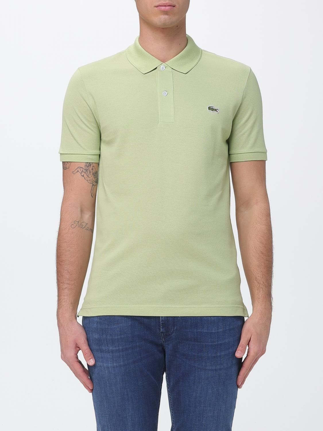 Lacoste Polo Shirt Men color Green
