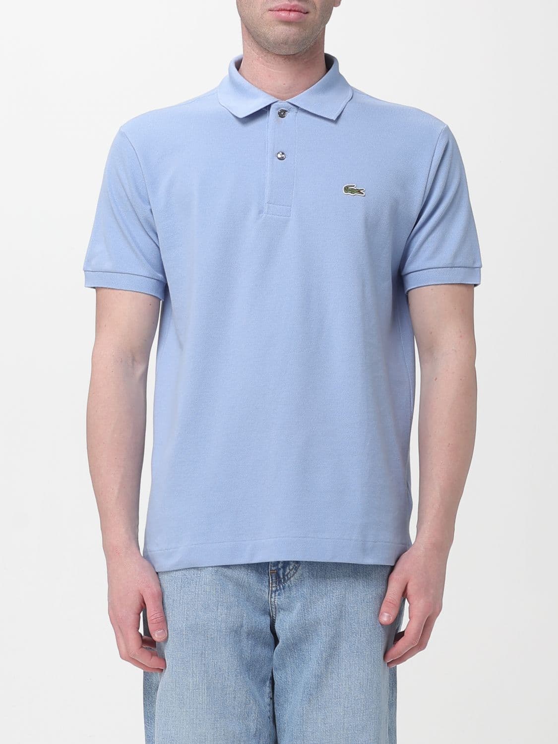 Lacoste Polo Shirt Men color Gnawed Blue