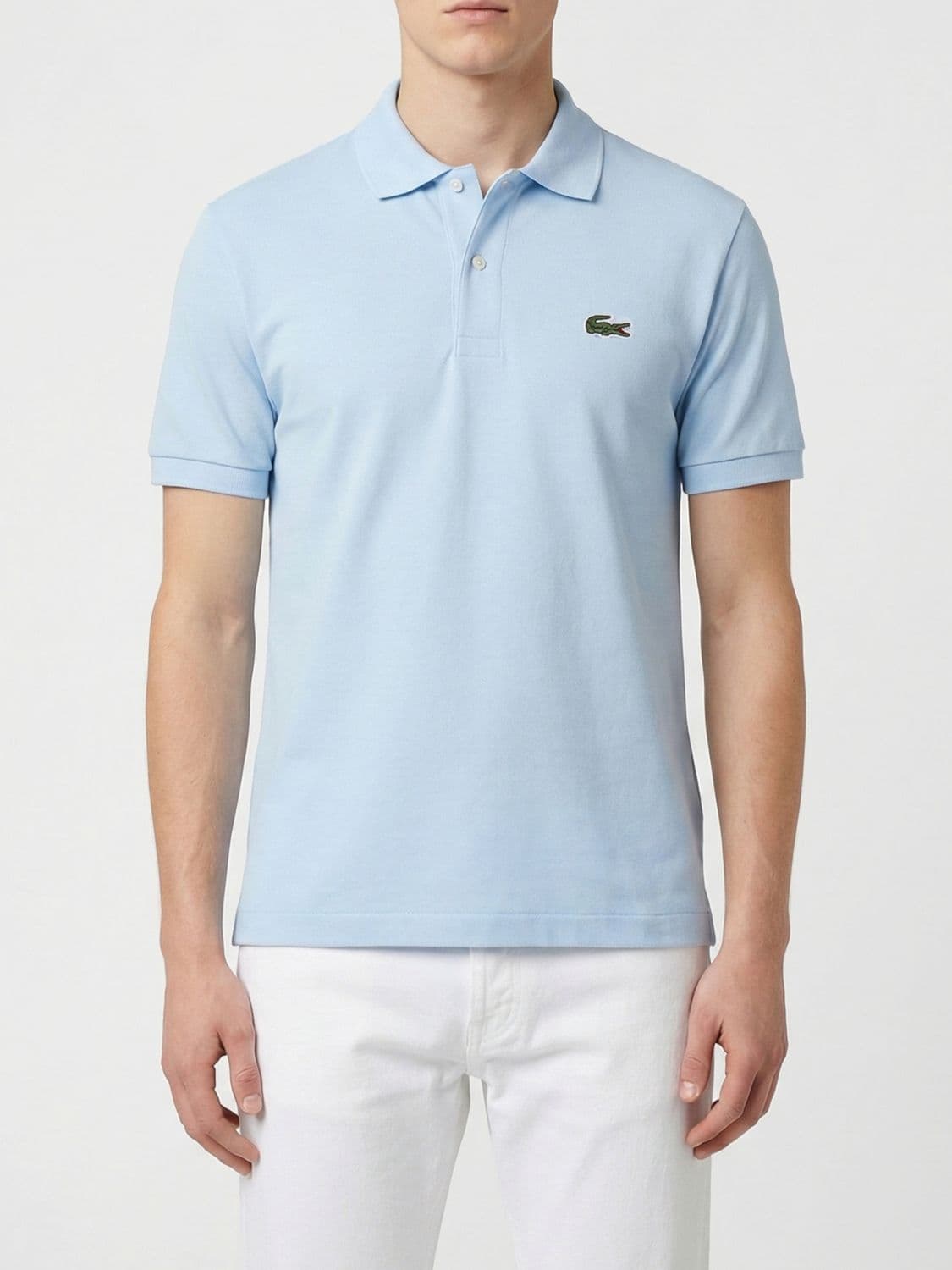 Lacoste Polo Shirt Men color Sky Blue