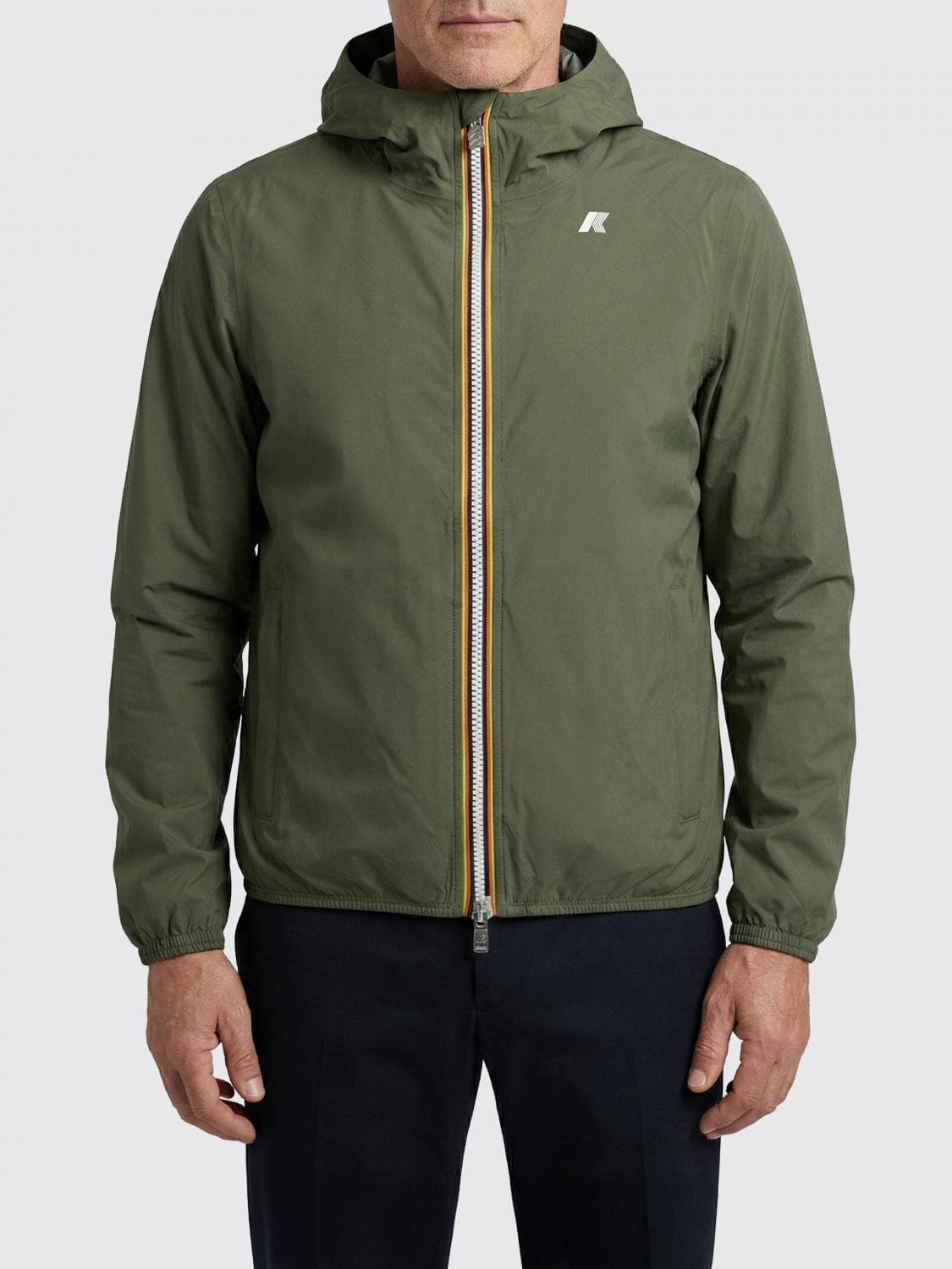 K-Way Jacket Men color Lichen
