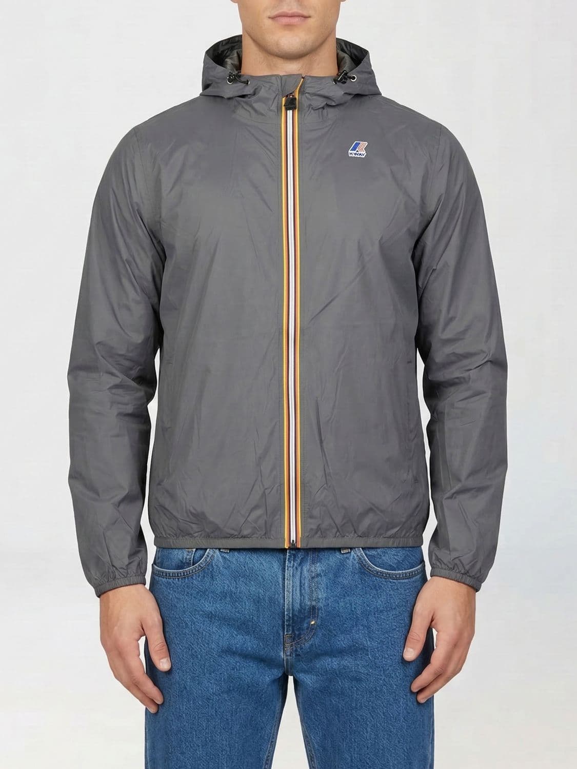 K-Way Jacket Men color Grey