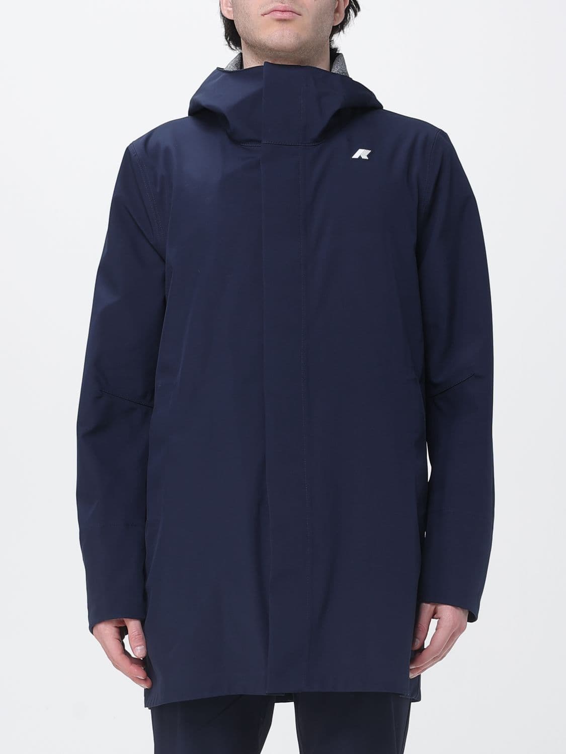 K-Way Coat Men color Blue