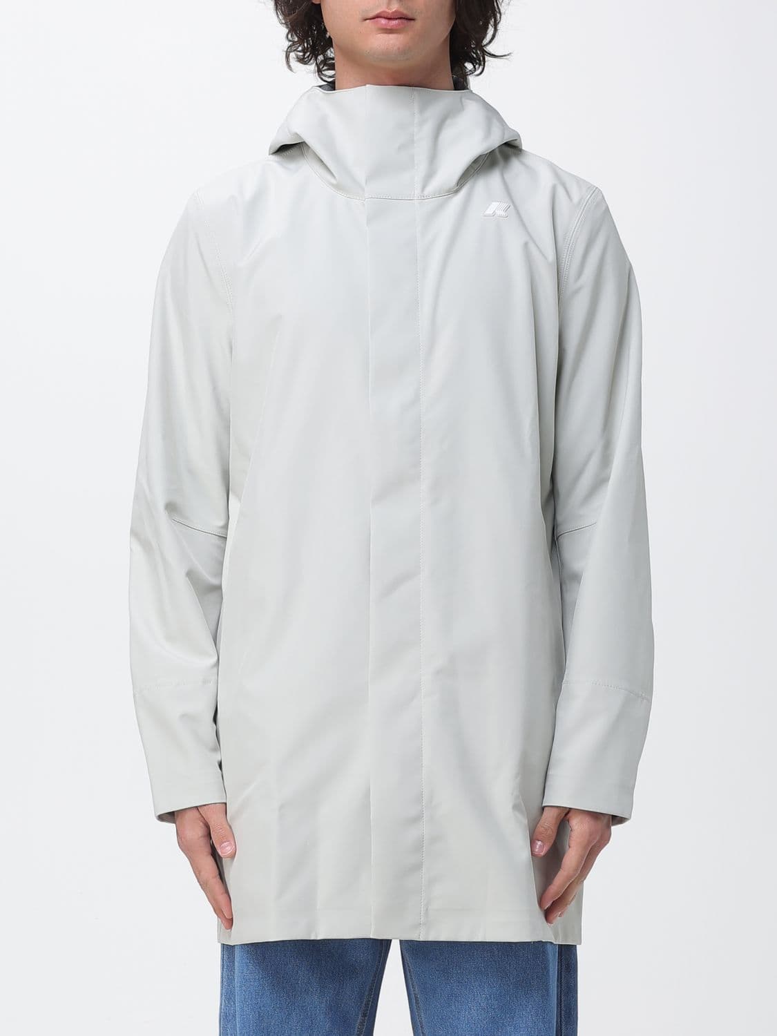 K-Way Coat Men color Beige