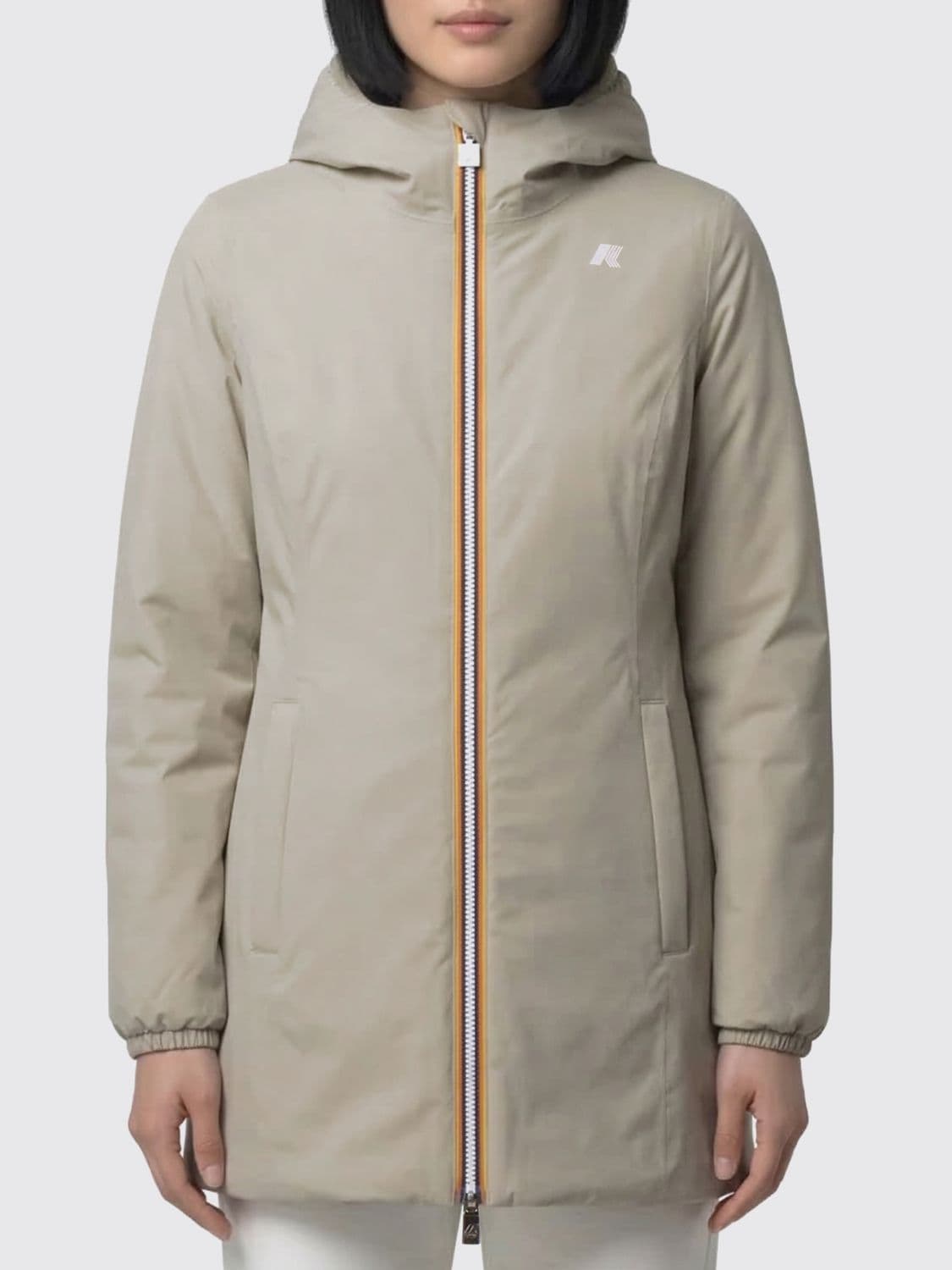 K-Way Jacket Woman color Beige