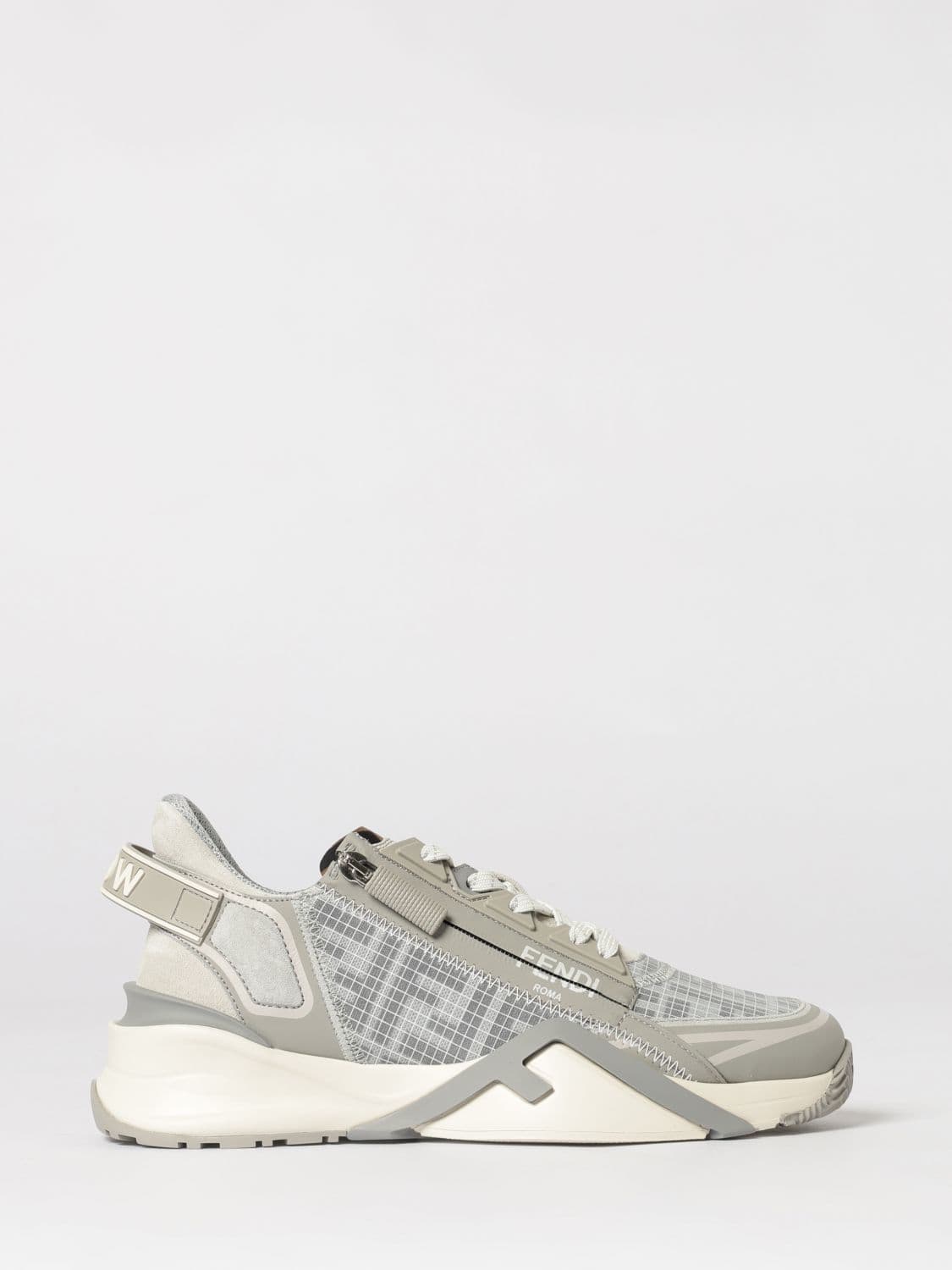 Fendi Sneakers Men color Grey