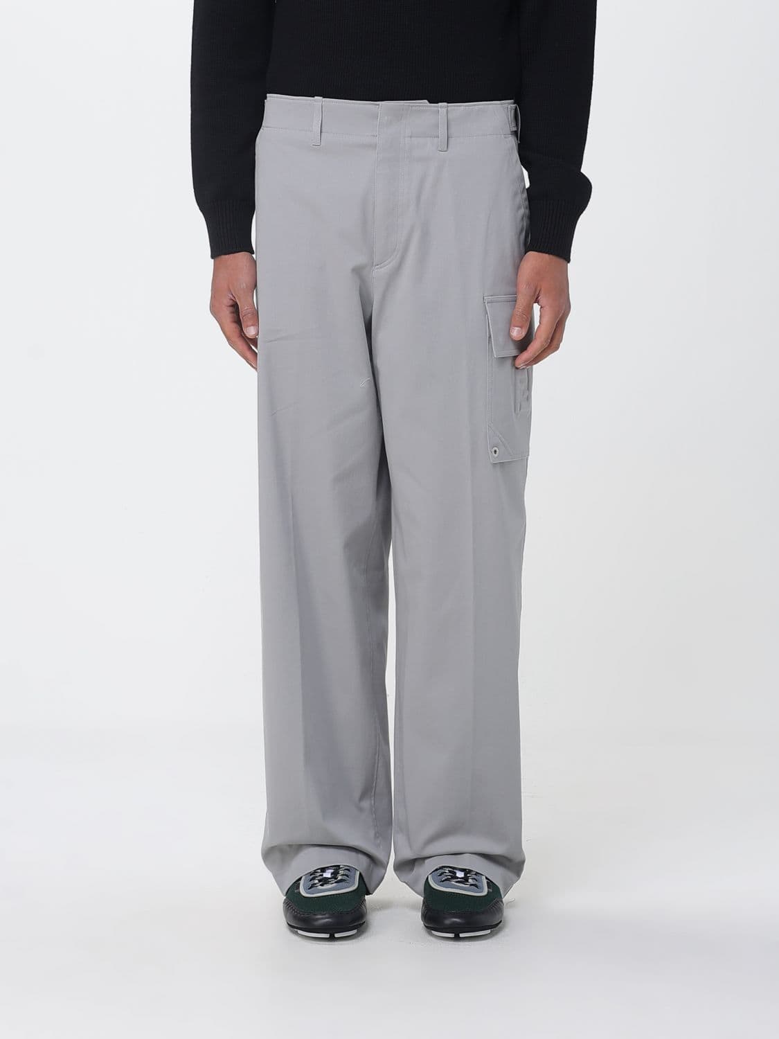 Fendi Pants Men color Silver · 48