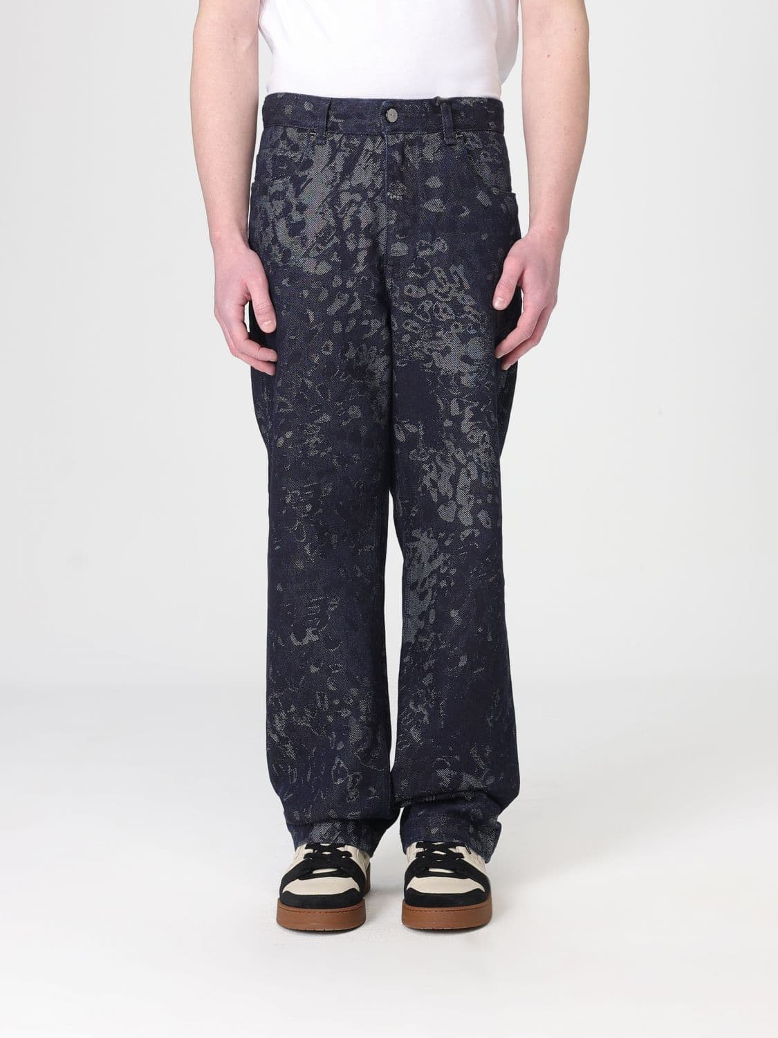 Fendi Jeans Men color Blue