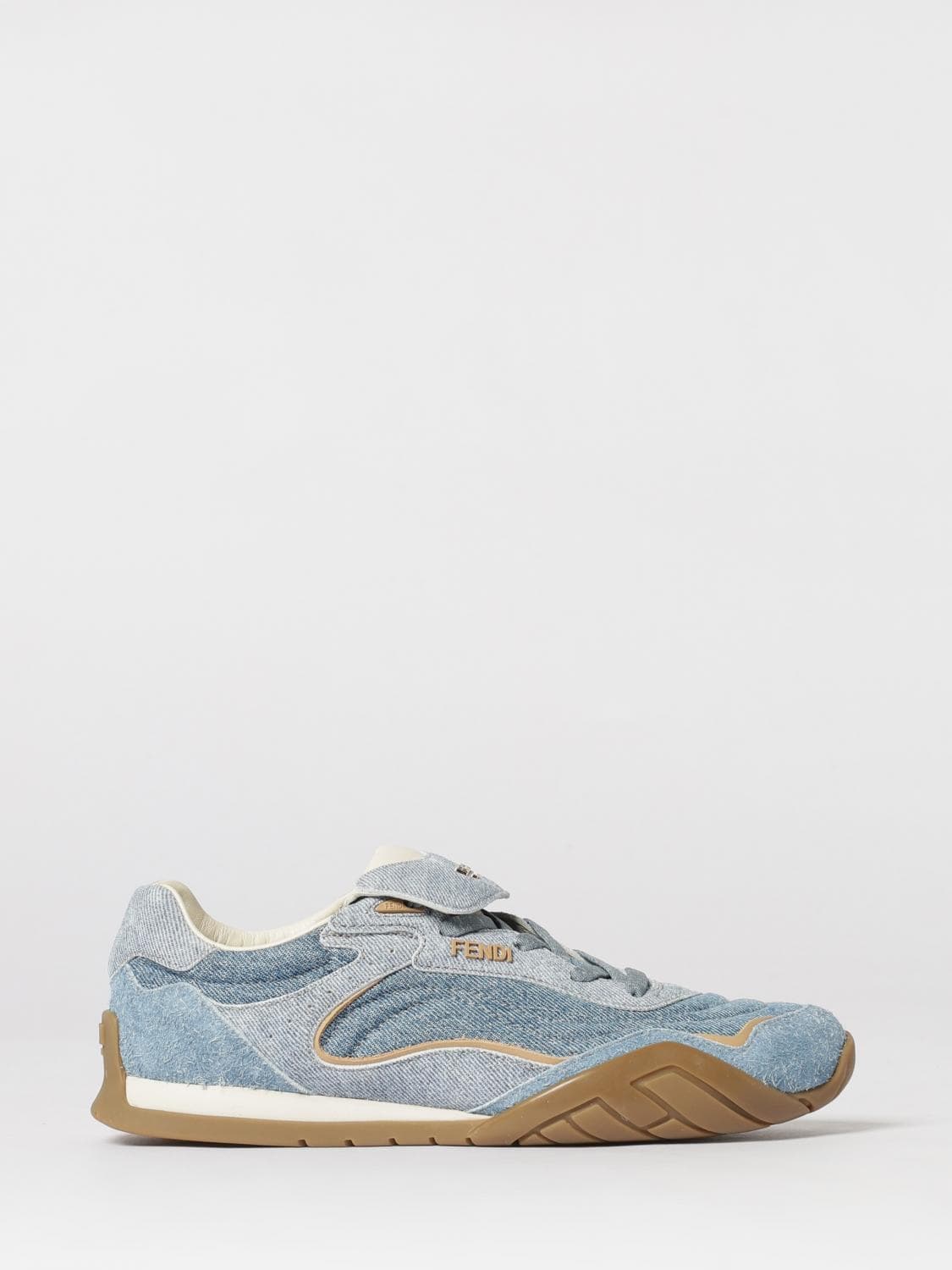 Fendi Sneakers Woman color Denim
