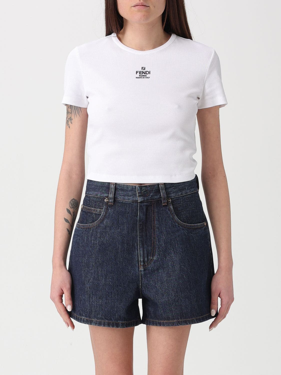 Fendi T-Shirt Woman color White