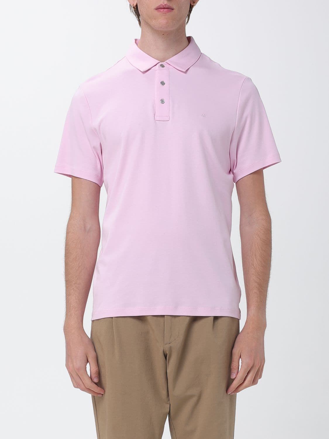 Michael Kors Polo Shirt Men color Blush Pink