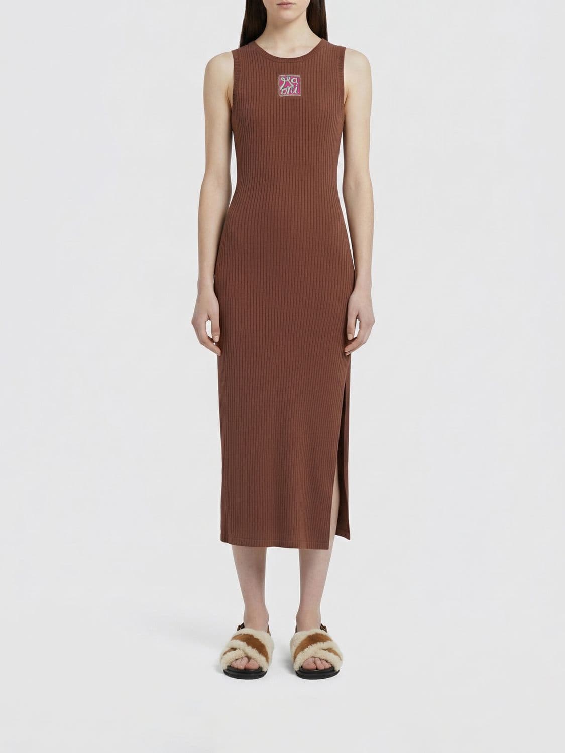 Marni Dress Woman color Tobacco
