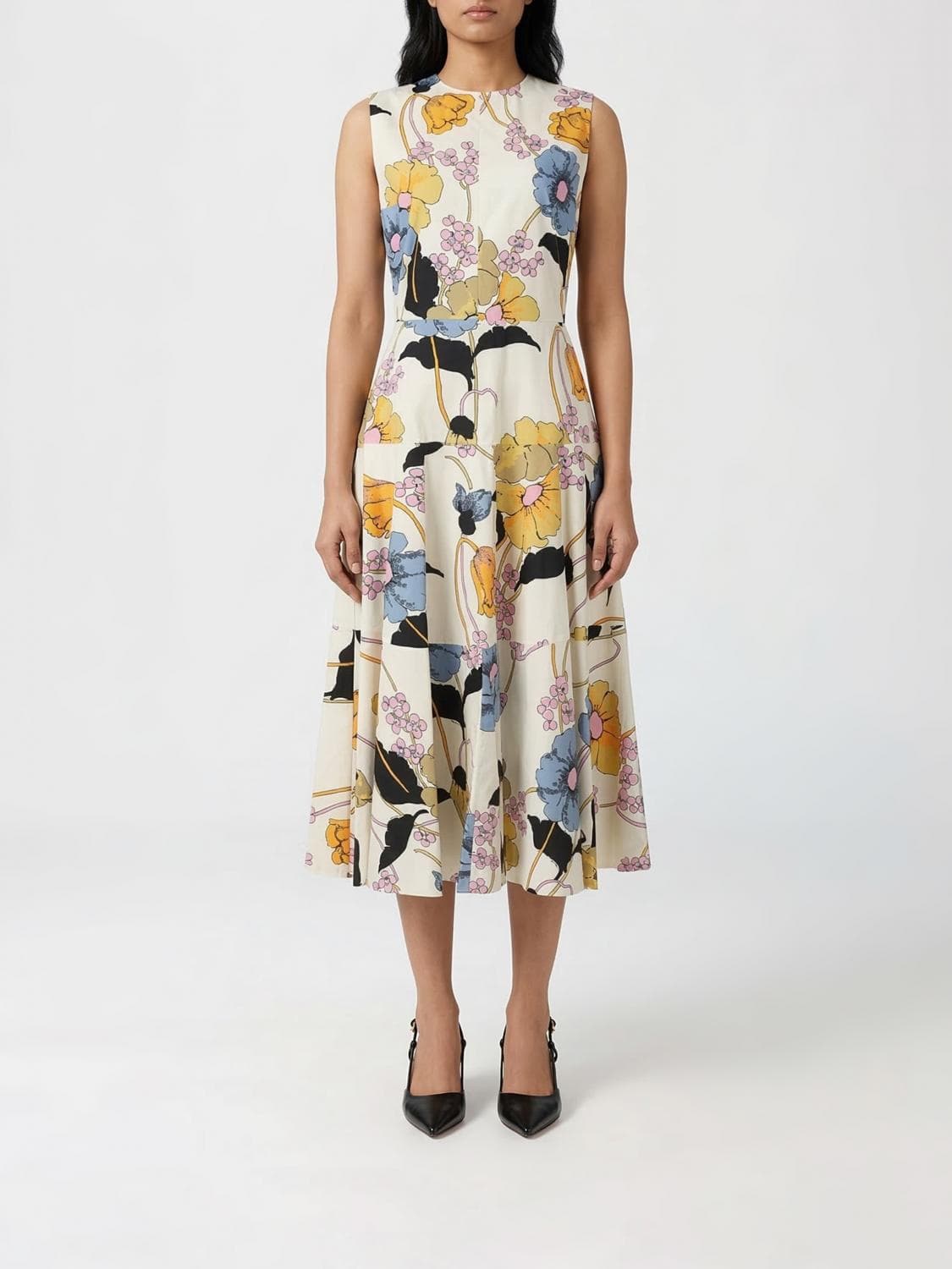 Marni Dress Woman color Yellow Cream · 40