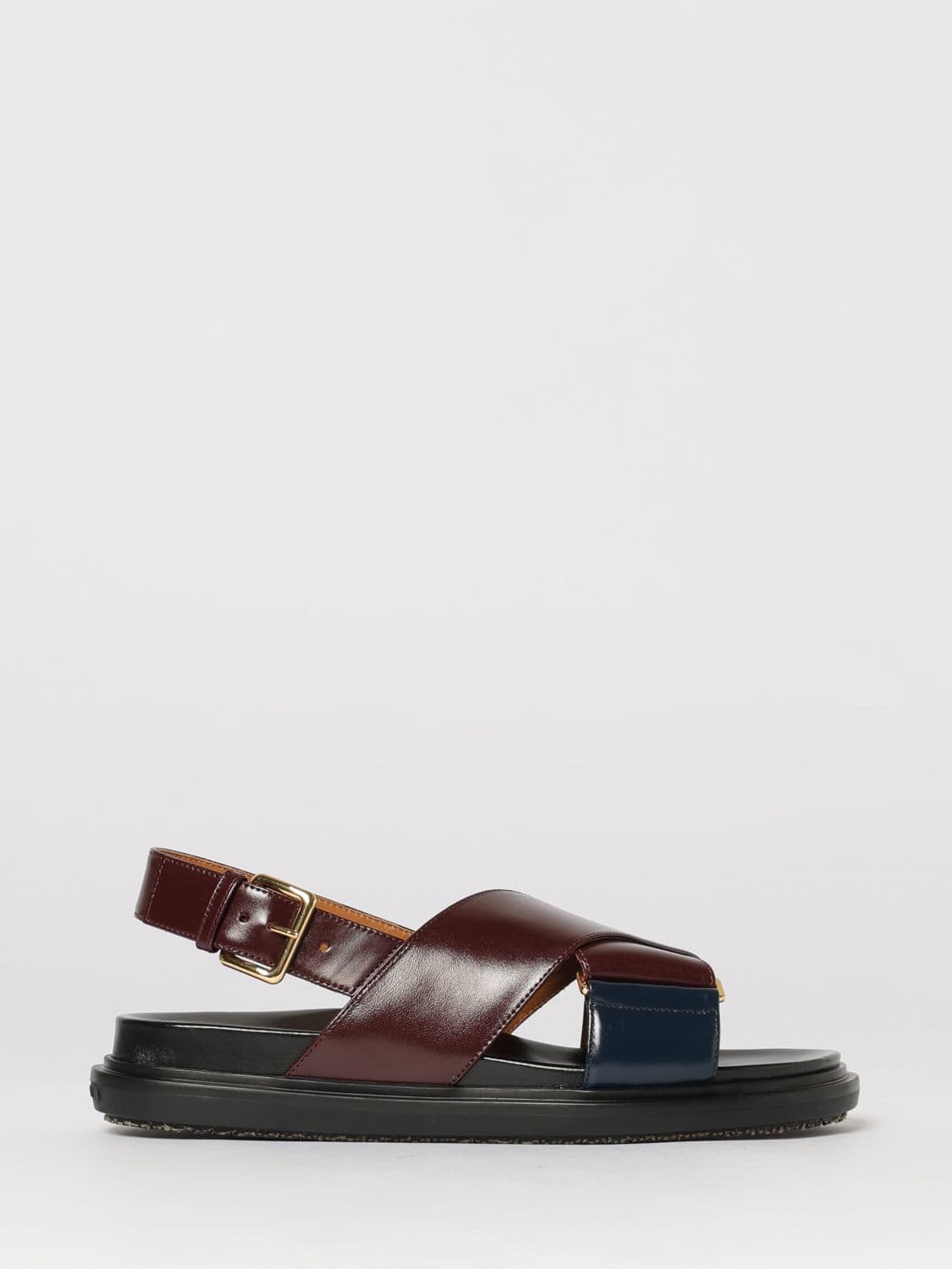 Marni Heeled Sandal Woman color Burgundy