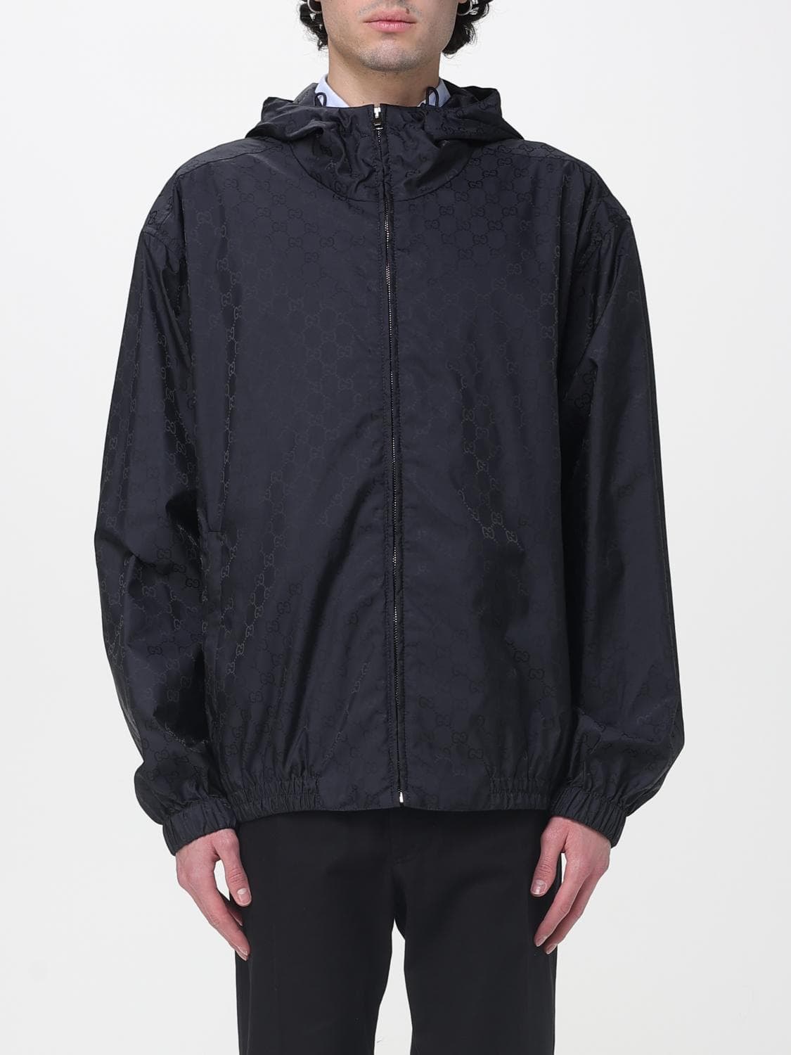 Gucci Jacket Men color Blue
