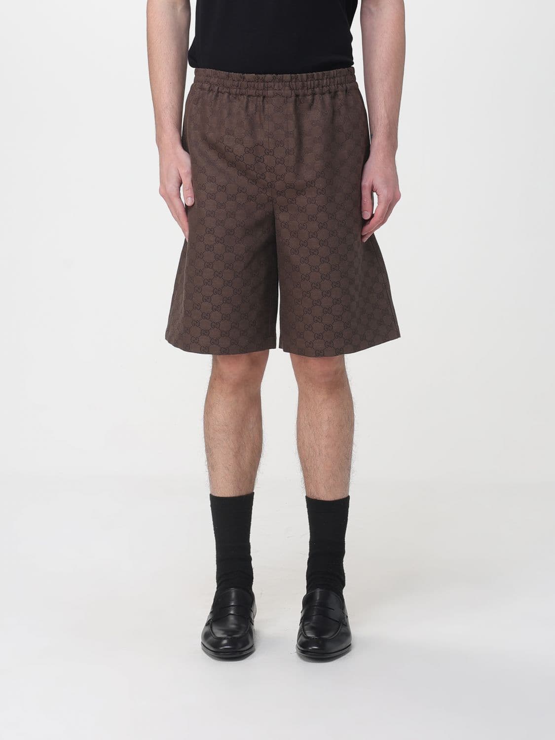 Gucci Shorts Men color Dark