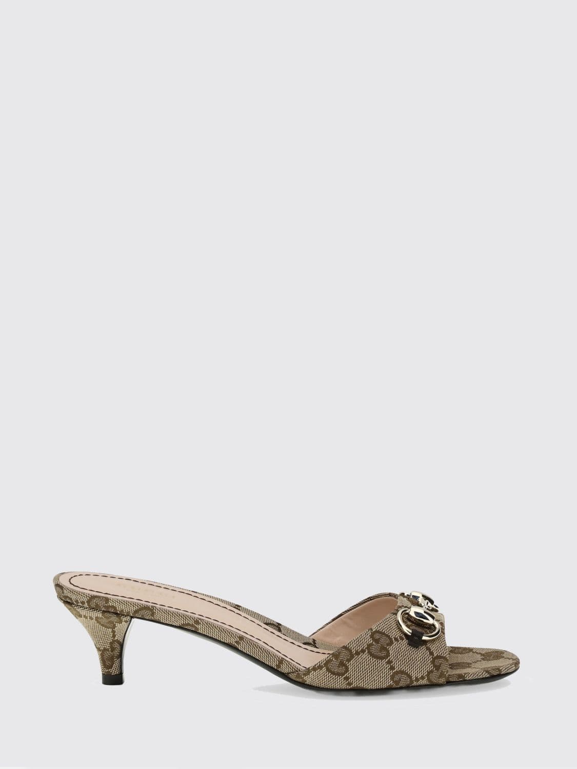 Gucci Heeled Sandal Woman color Beige