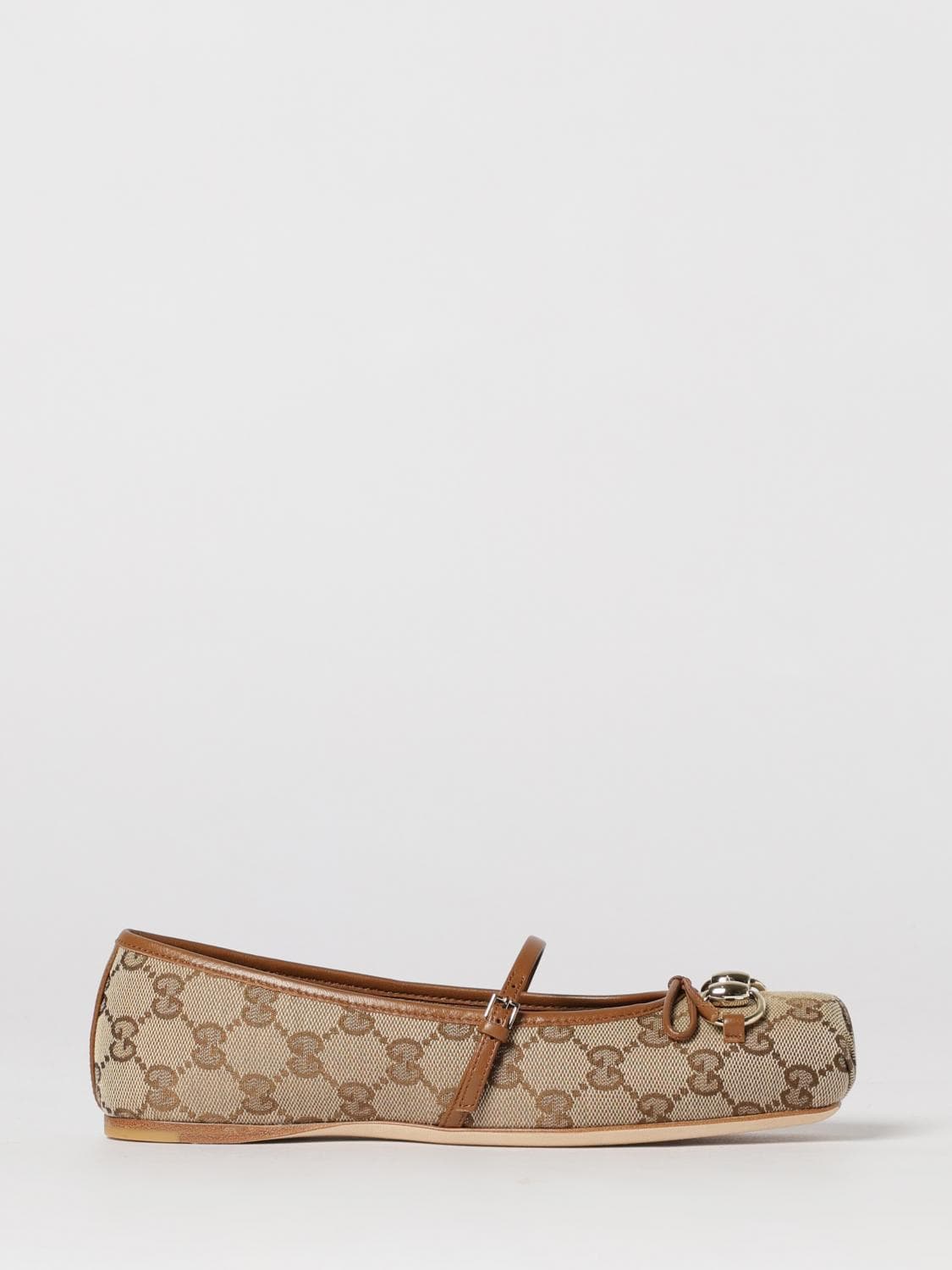 Gucci Ballet Flat Woman color Beige