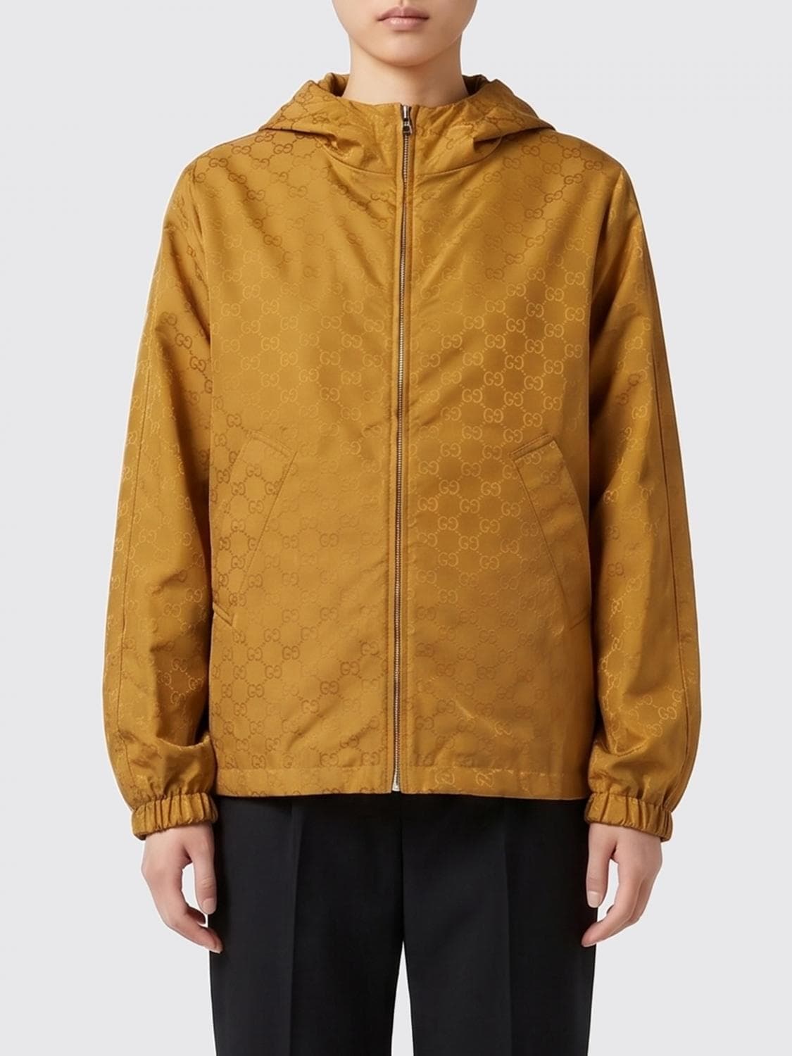 Gucci Jacket Woman color Leather