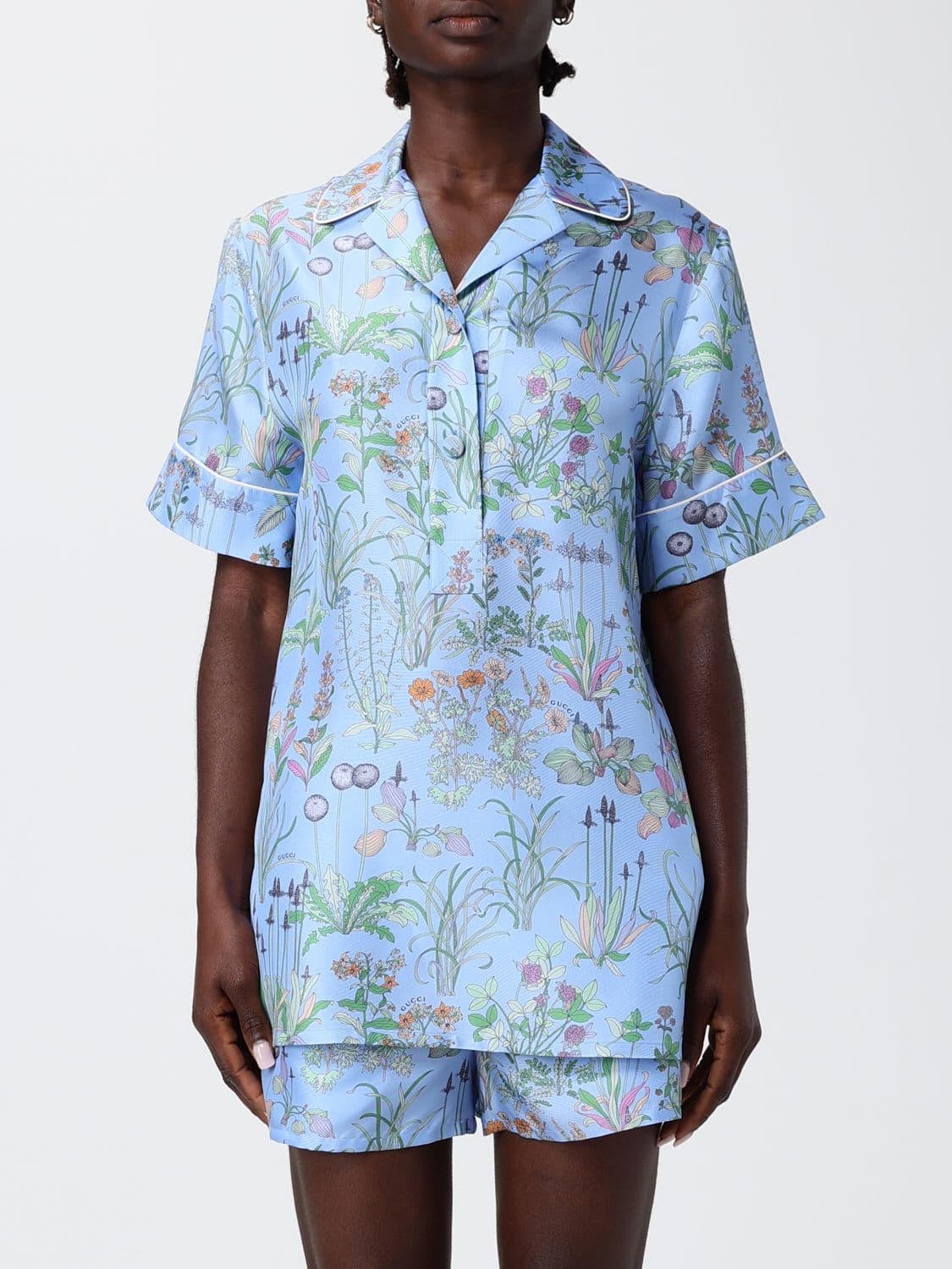 Gucci Shirt Woman color Gnawed Blue