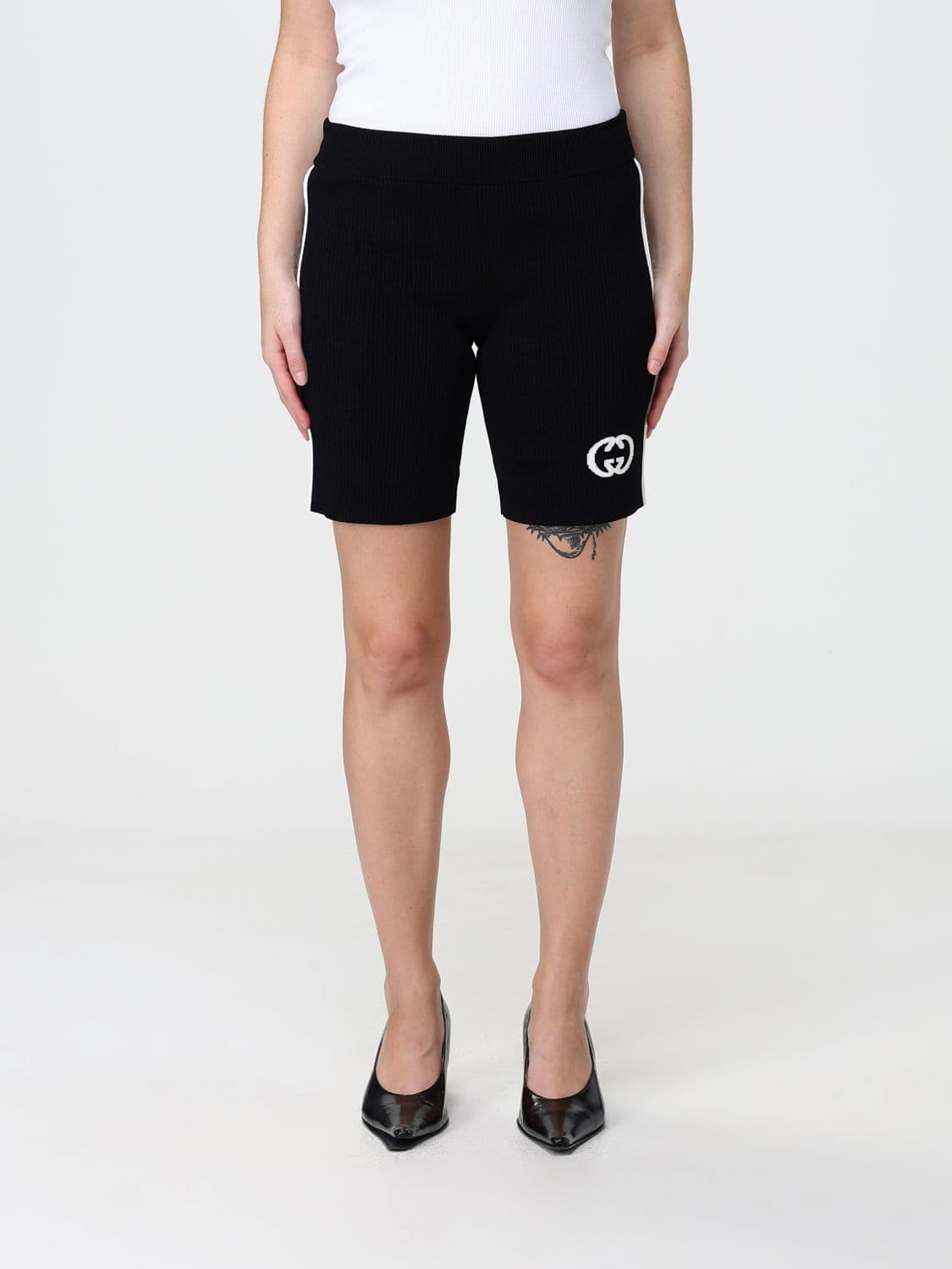 Gucci Shorts Woman color Black