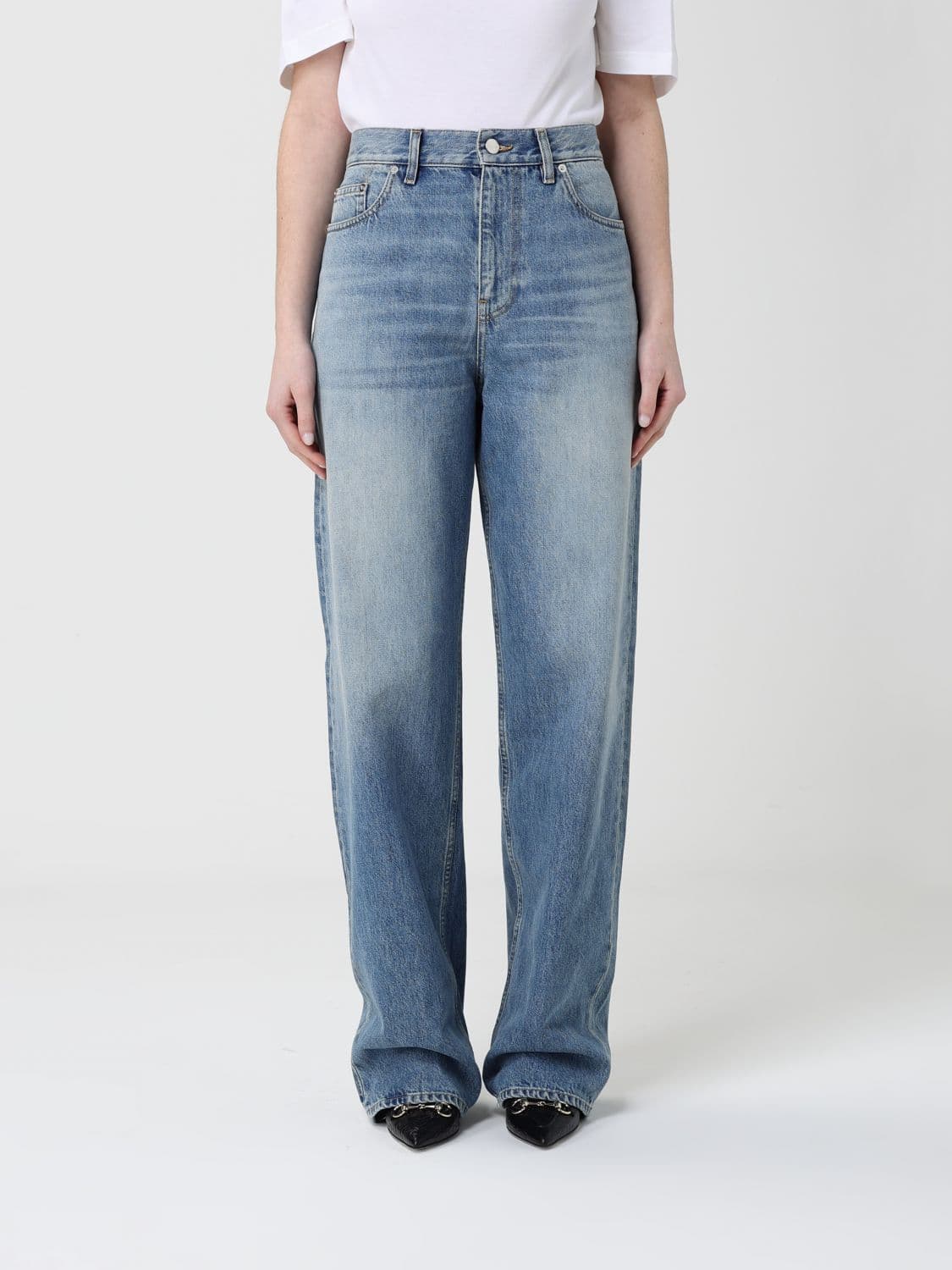 Gucci Jeans Woman color Stone Washed