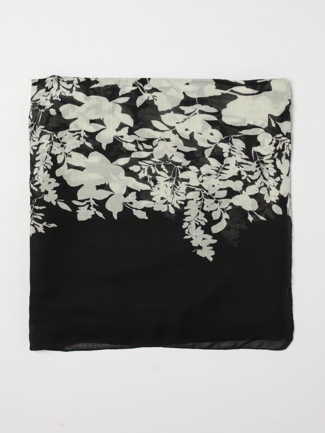 Agnona Scarf Woman color Black · OS