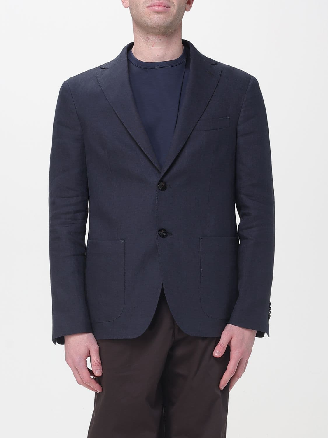 Agnona Jacket Men color Navy