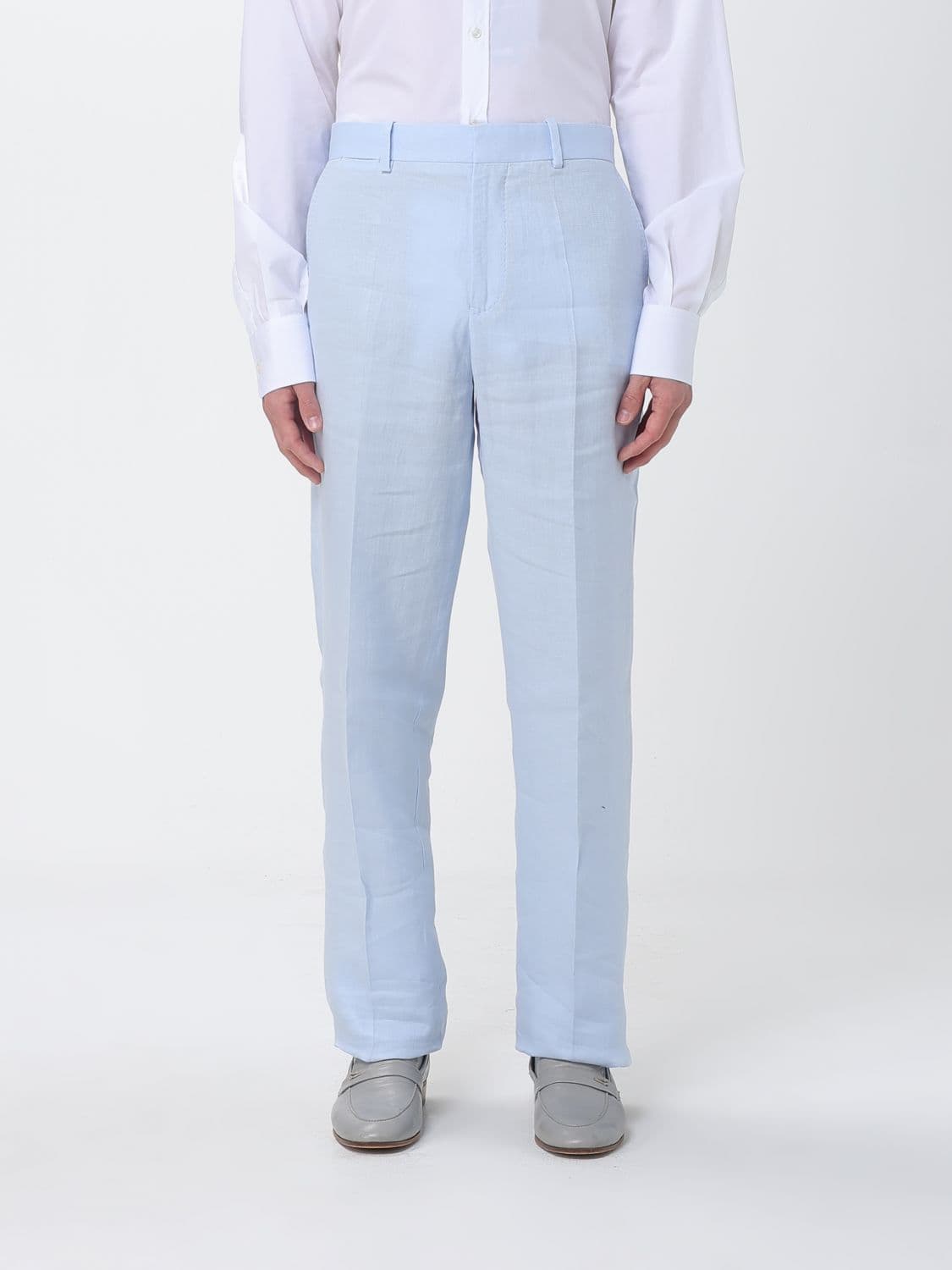 Agnona Pants Men color Gnawed Blue