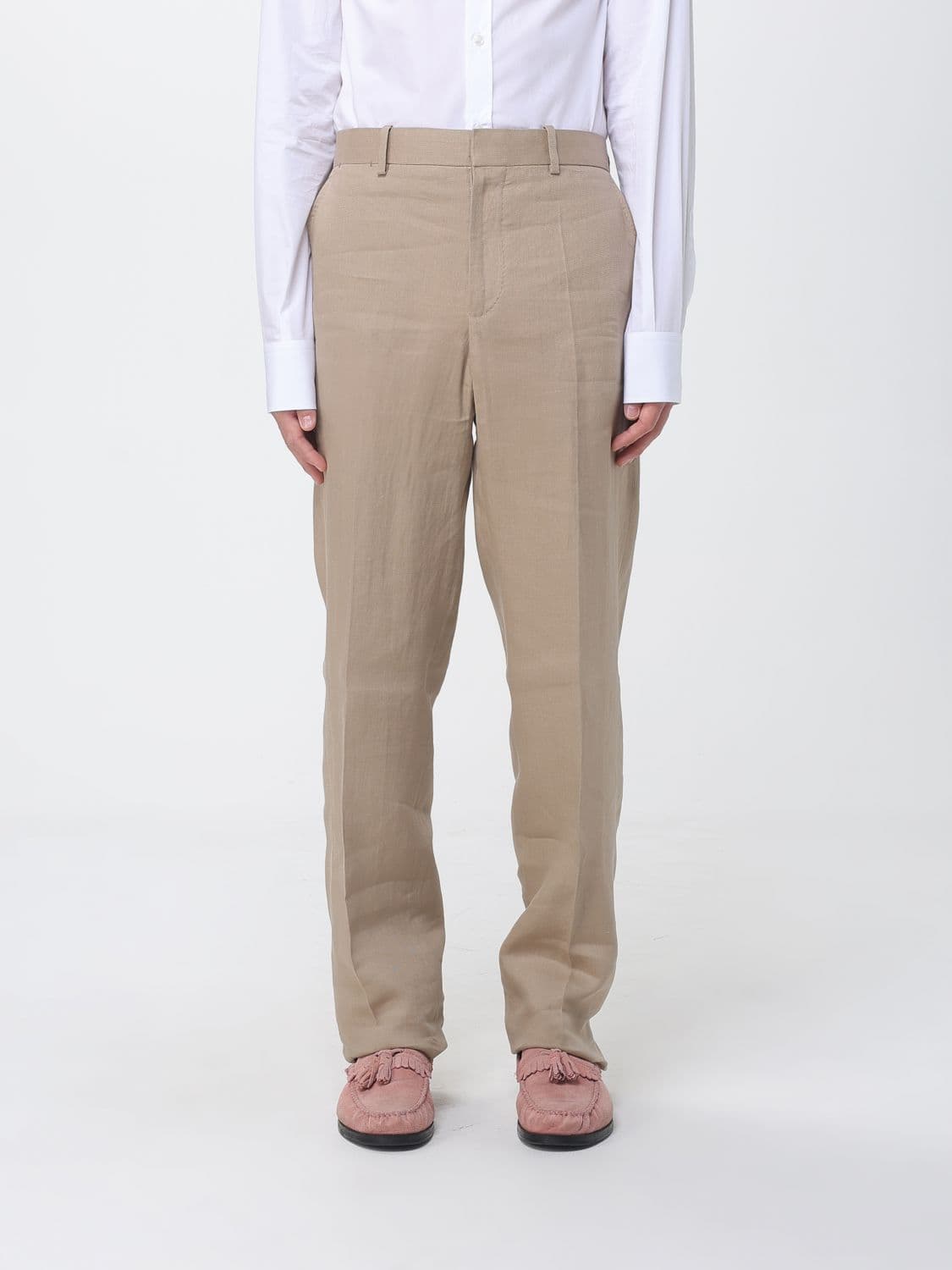 Agnona Pants Men color Kaki