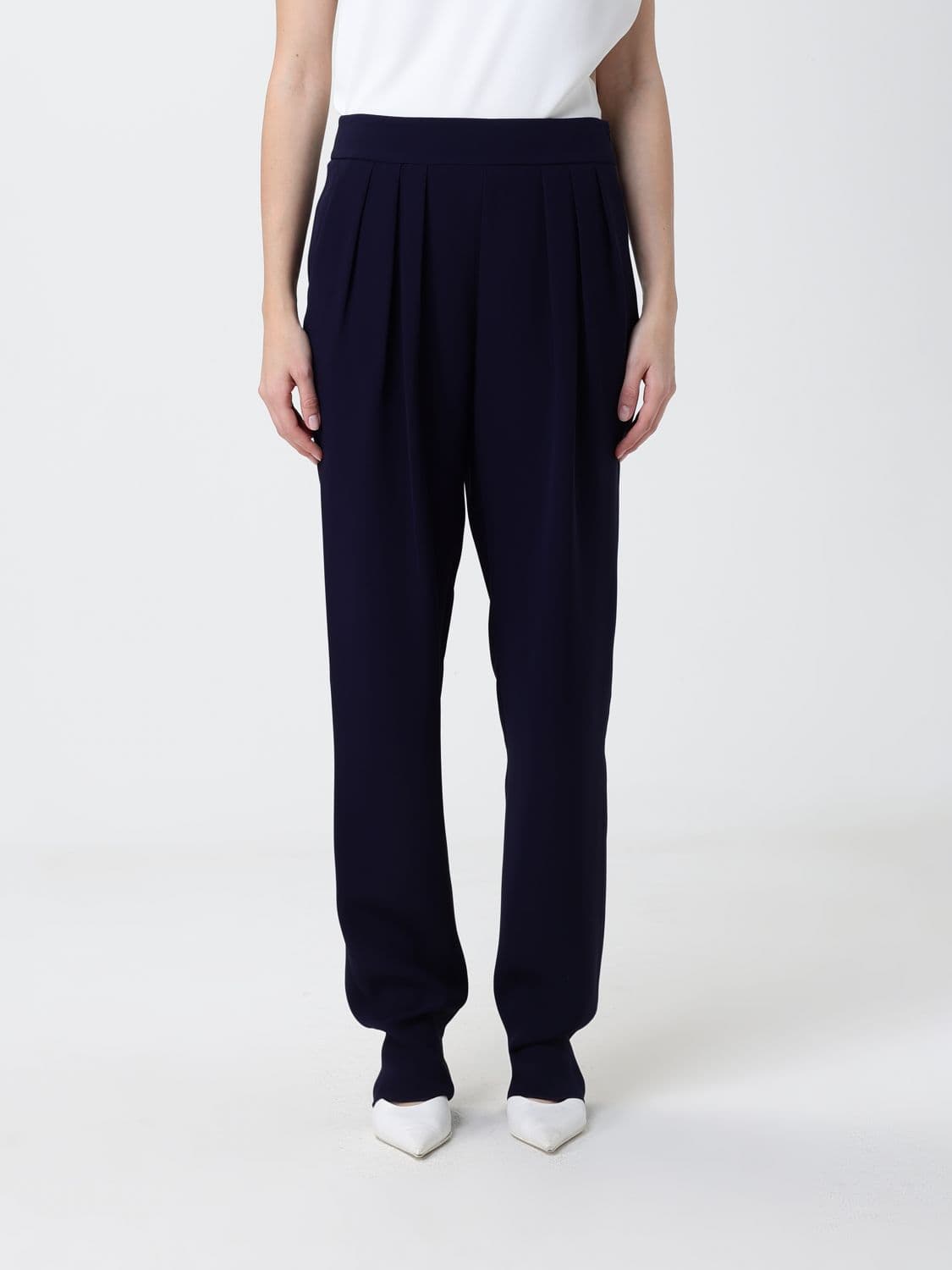 Giorgio Armani Pants Woman color Blue
