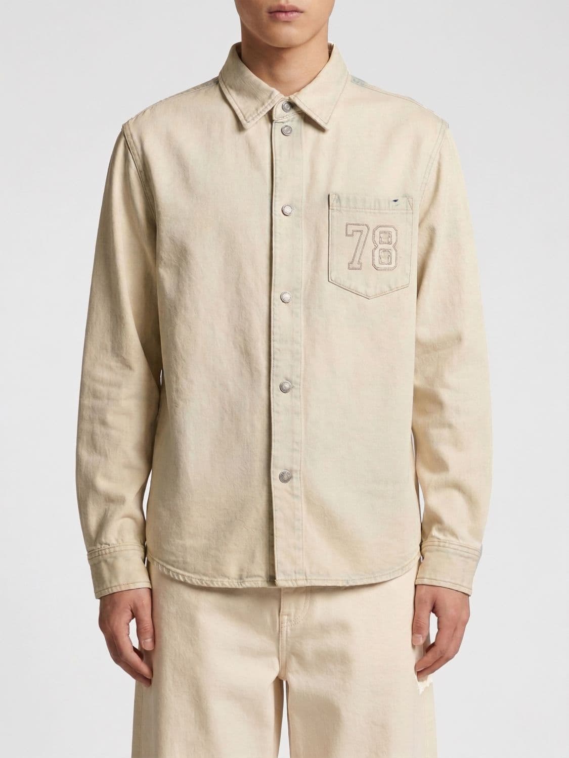 Golden Goose Jacket Men color Sand